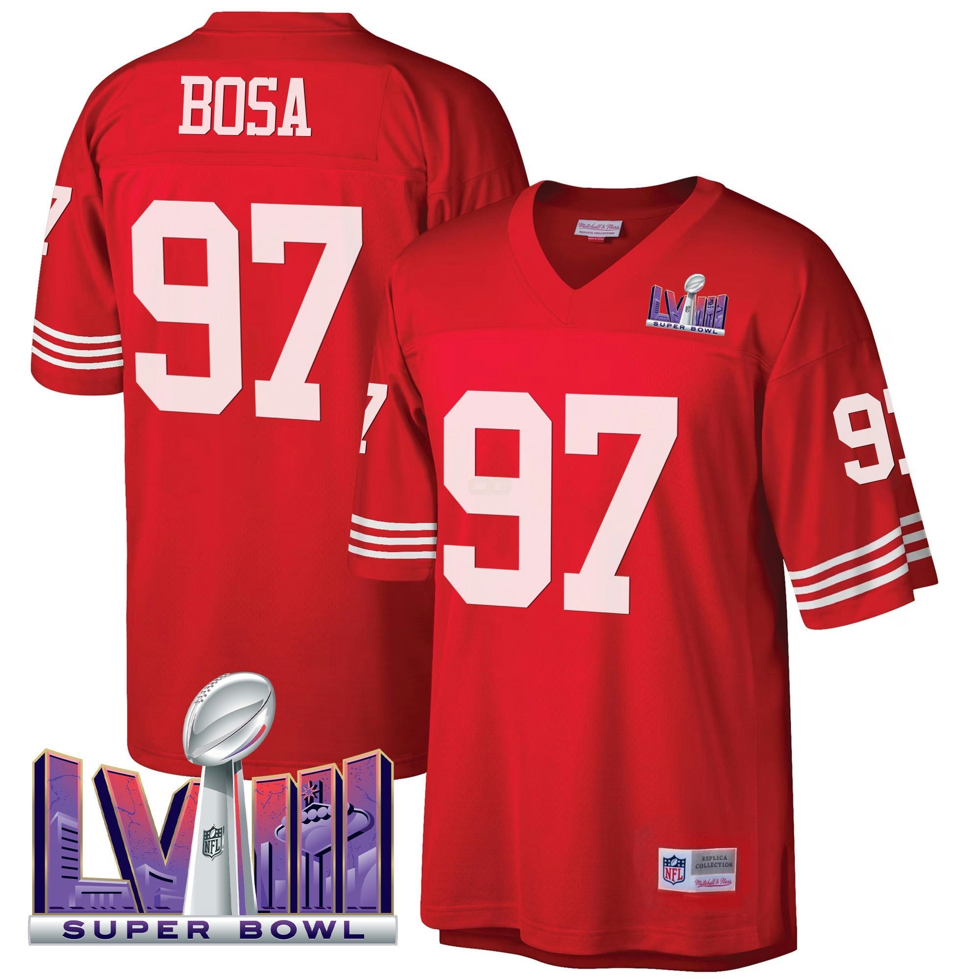 Camisa NFL Men’s Super Bowl LVIII 1990 Jersey