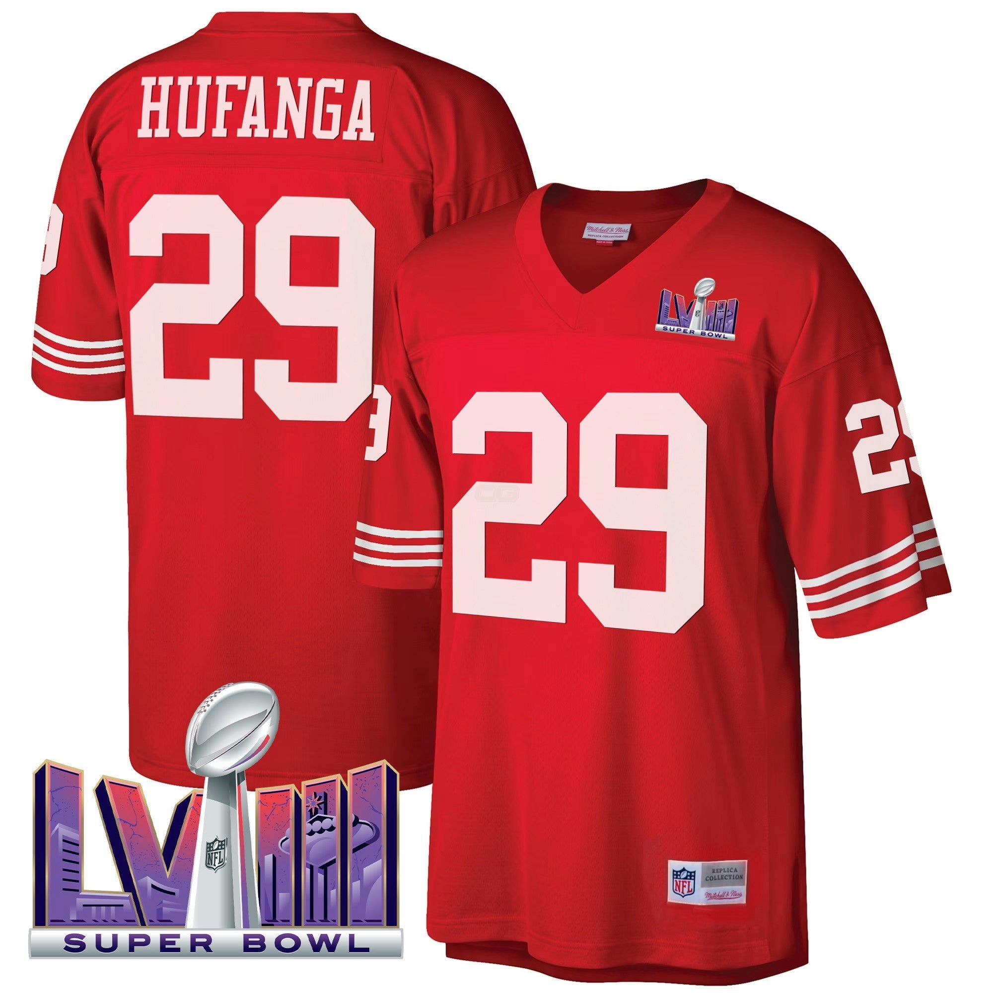 Camisa NFL Men’s Super Bowl LVIII 1990 Jersey
