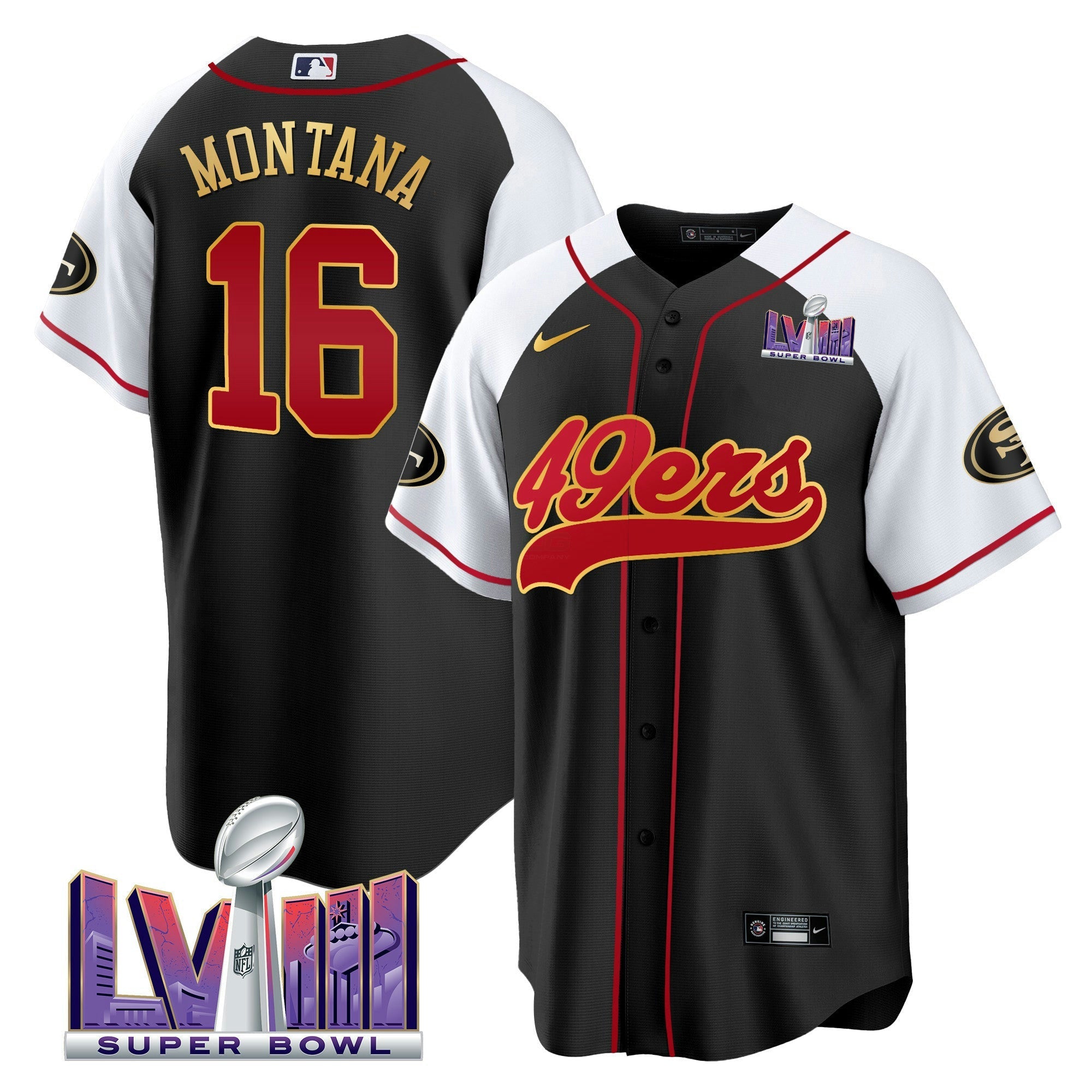 Camisa NFL Men’s Super Bowl LVIII Patch Jersey