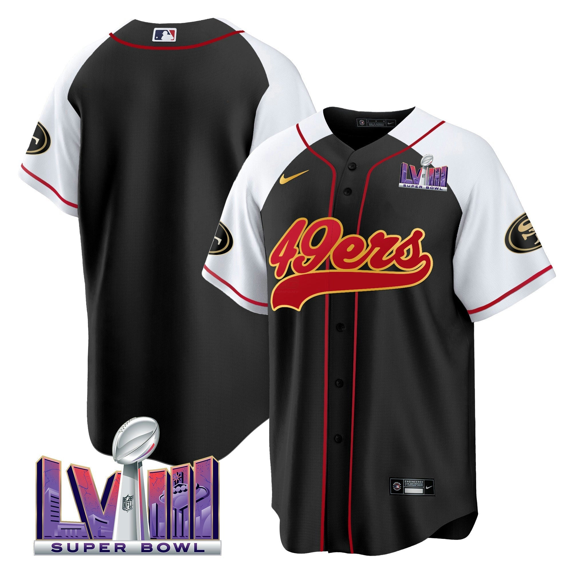 Camisa NFL Men’s Super Bowl LVIII Patch Jersey