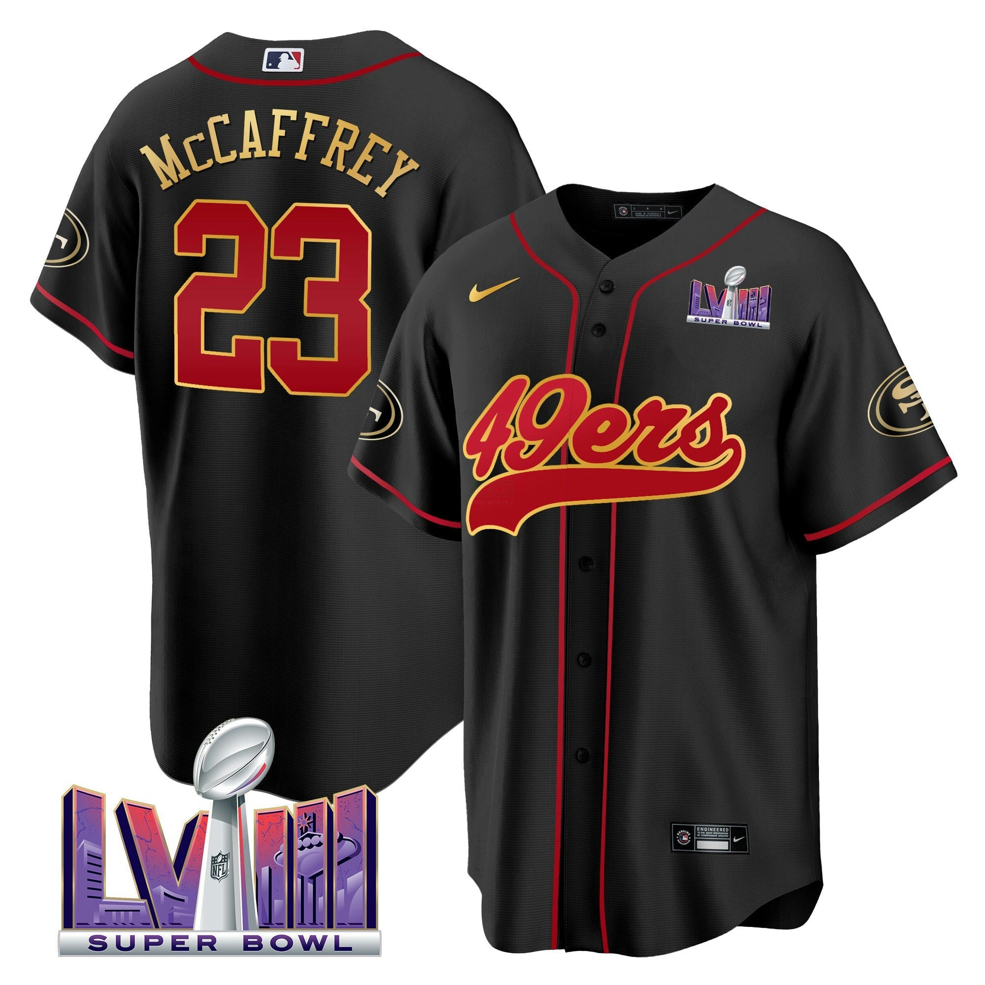 Camisa NFL Men’s Super Bowl LVIII Patch Jersey