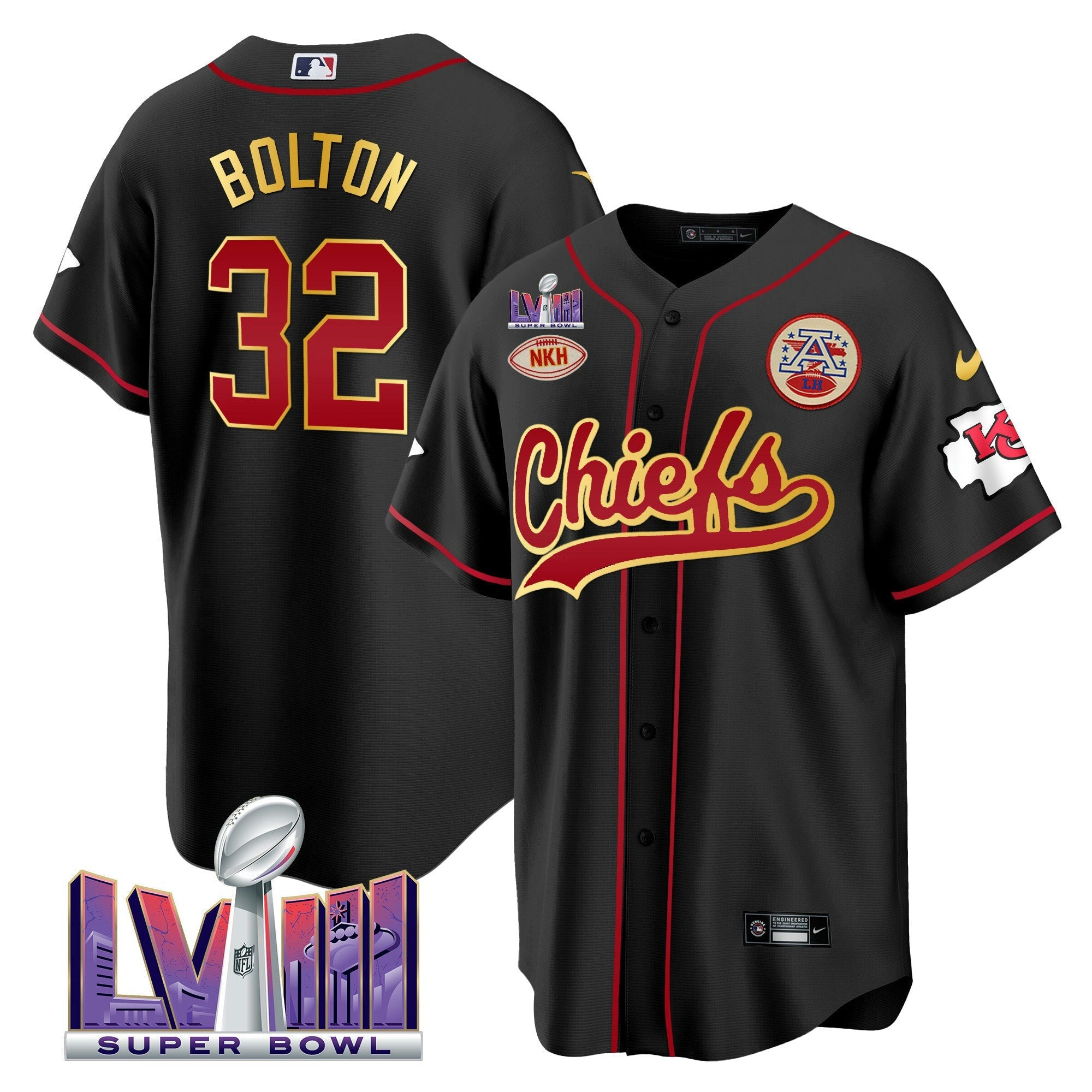 Camisa NFL Men’s Super Bowl LVIII Patch Jersey