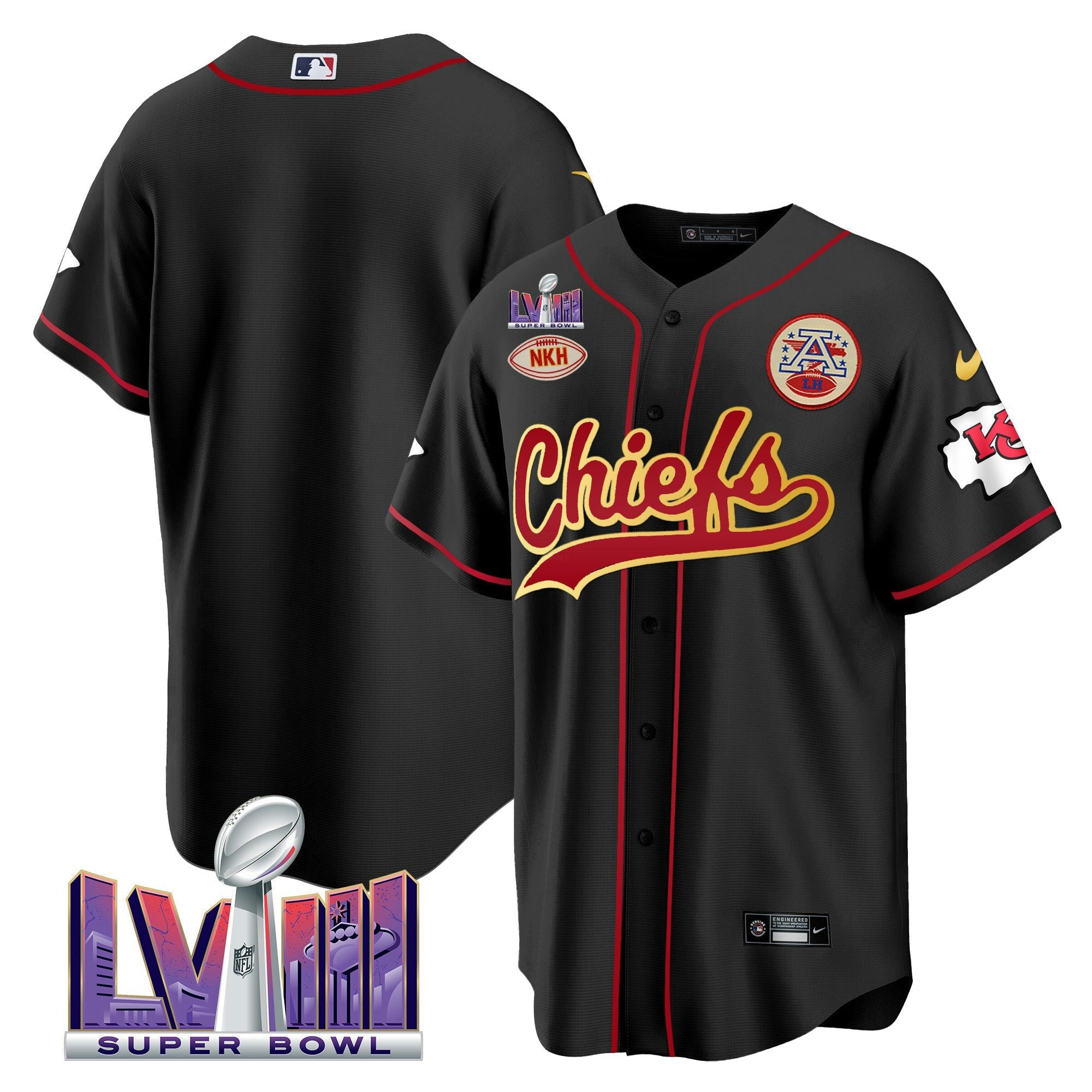 Camisa NFL Men’s Super Bowl LVIII Patch Jersey