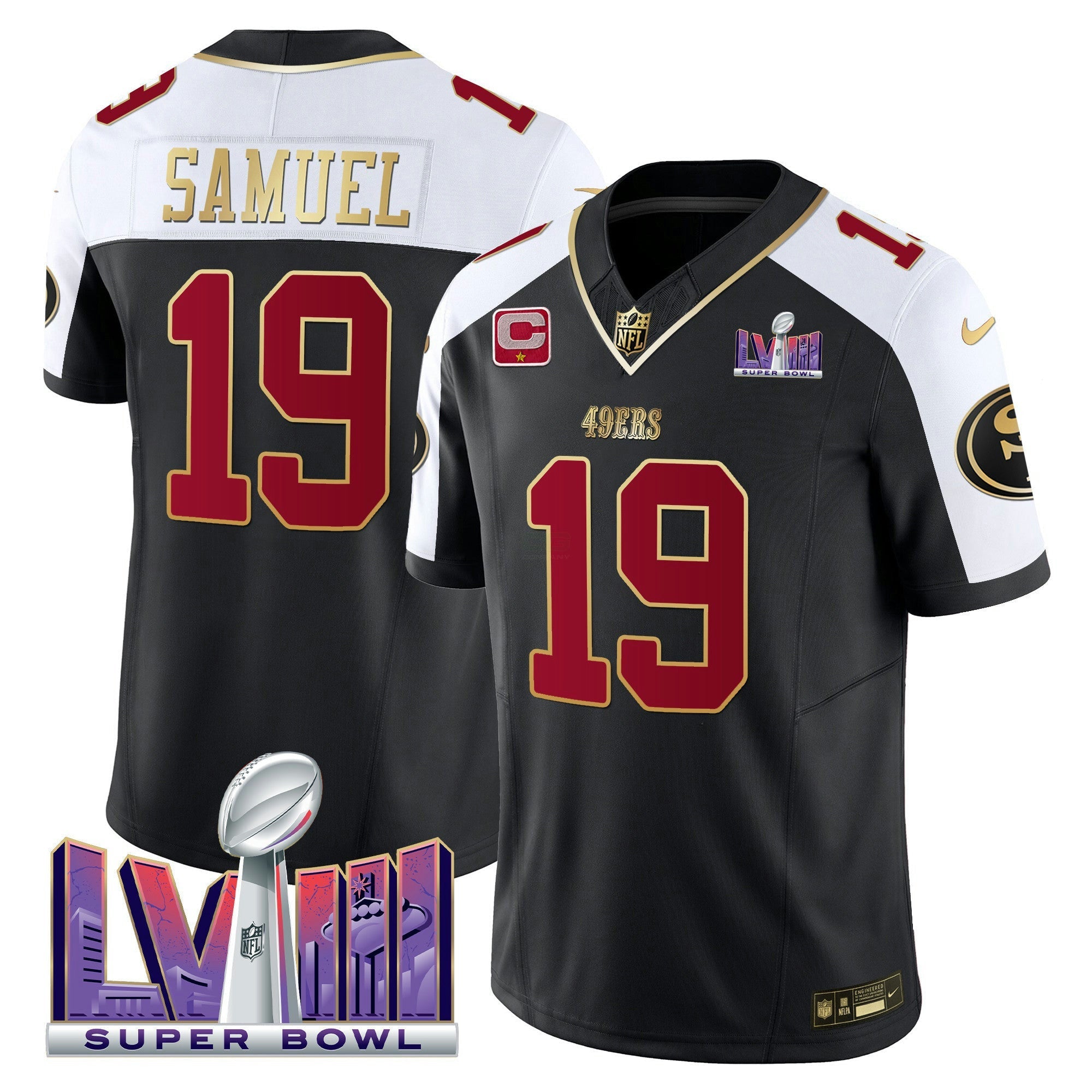 Camisa NFL Men’s Super Bowl LVIII Patch Vapor Jersey