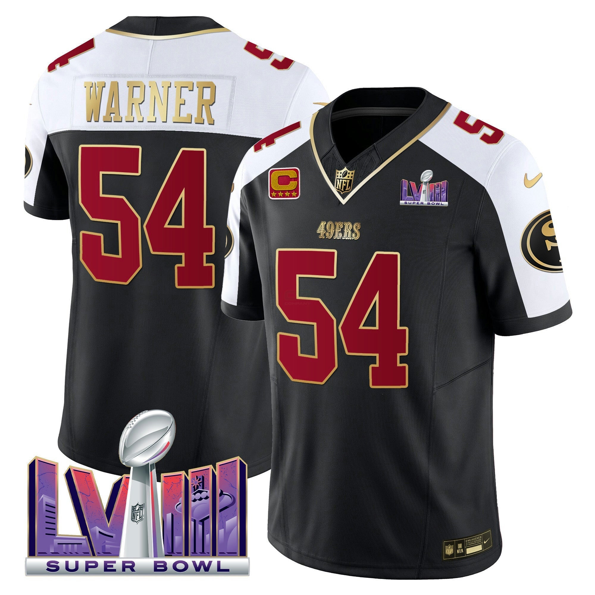 Camisa NFL Men’s Super Bowl LVIII Patch Vapor Jersey