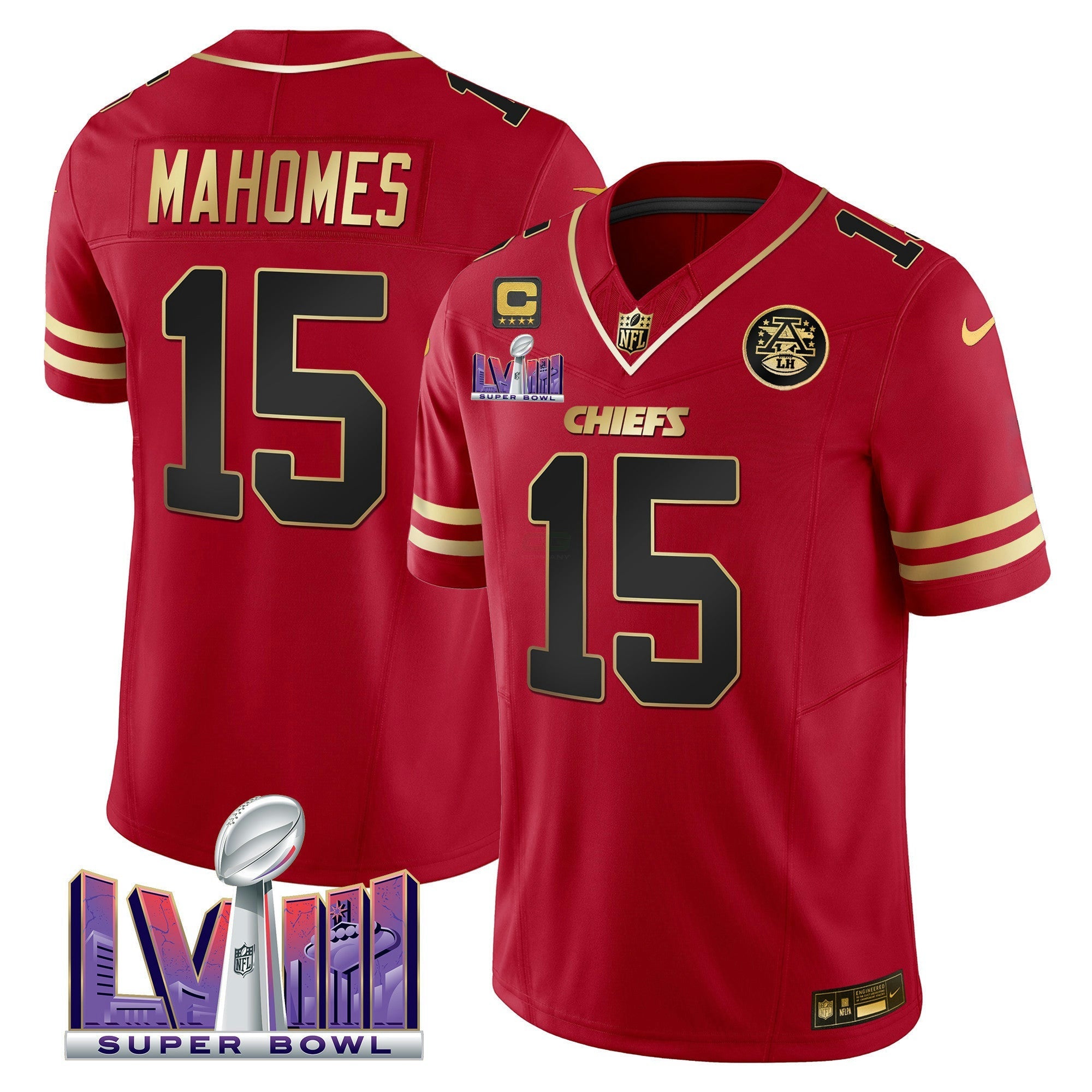 Camisa NFL Men’s Super Bowl LVIII Patch Vapor Jersey
