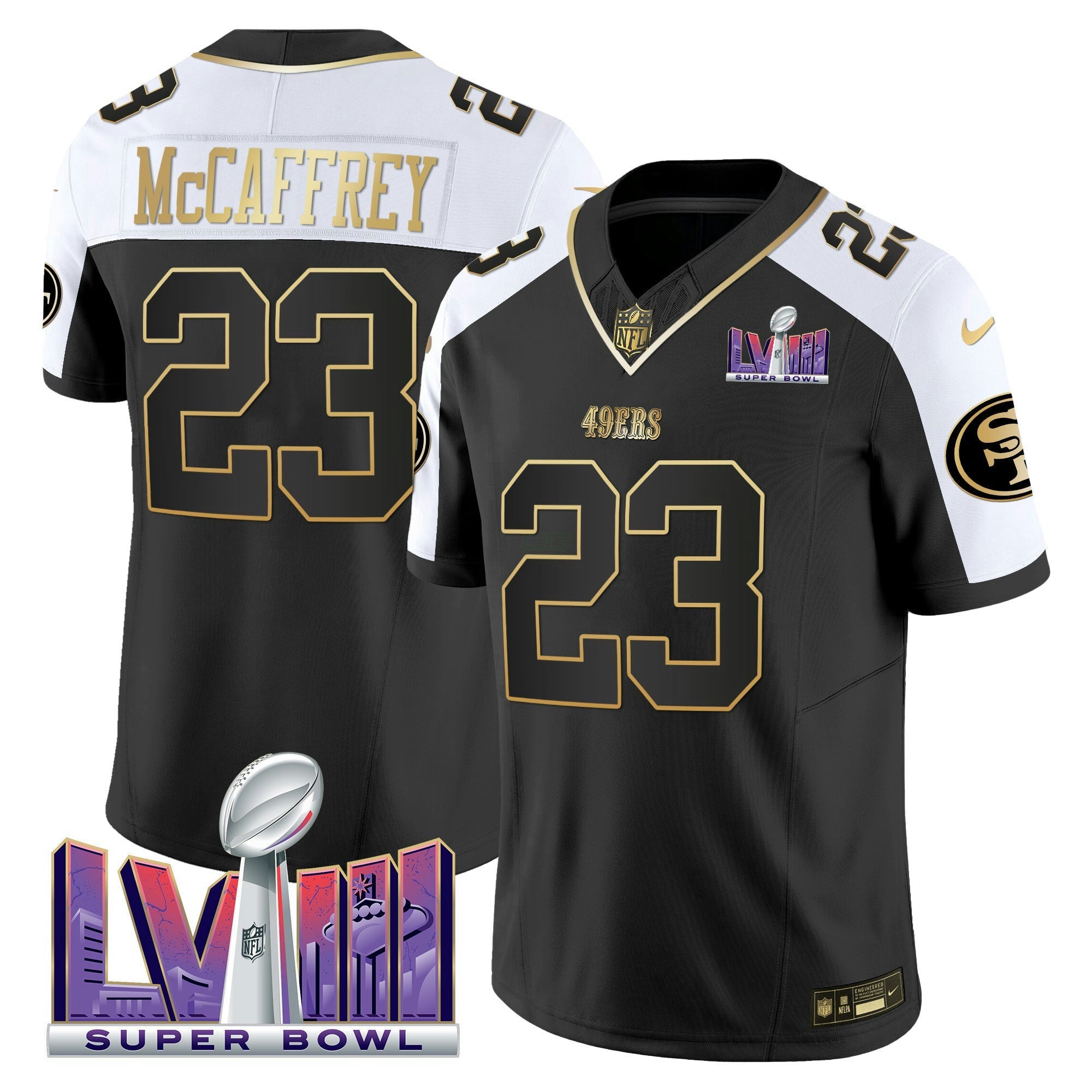 Camisa NFL Men’s Super Bowl LVIII Patch Vapor Jersey V2