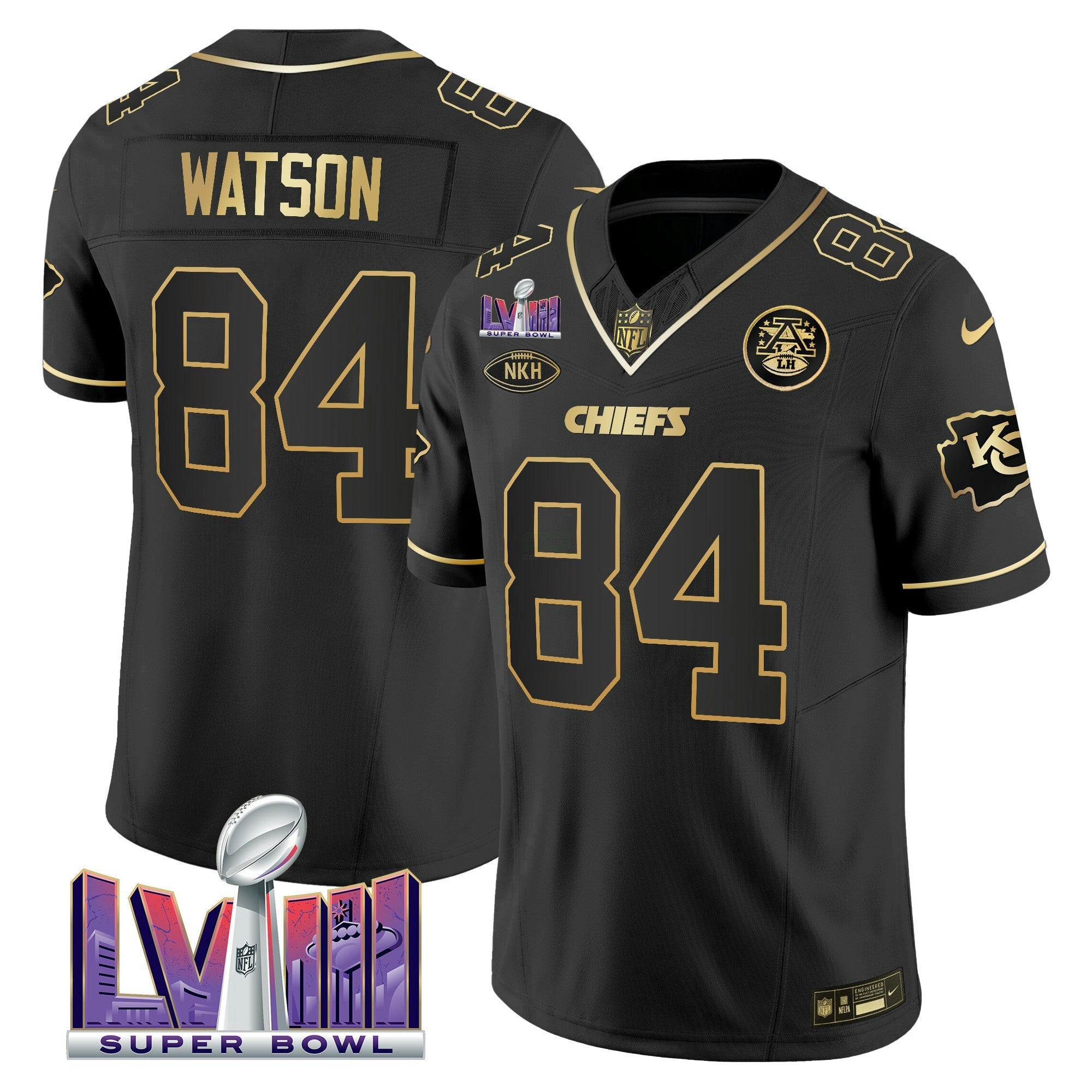 Camisa NFL Men’s Super Bowl LVIII Patch Vapor Jersey V3