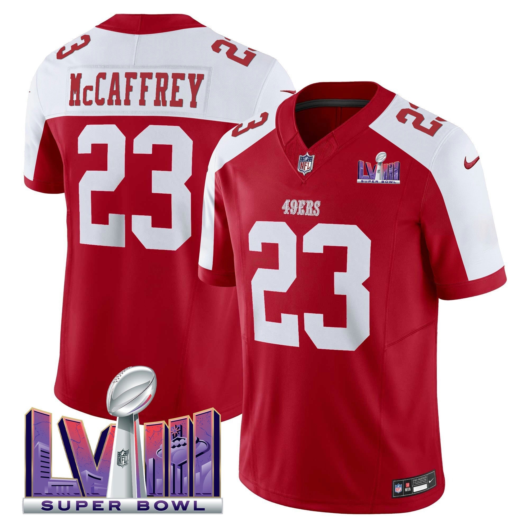 Camisa NFL Men’s Super Bowl LVIII Patch Vapor Limited Jersey