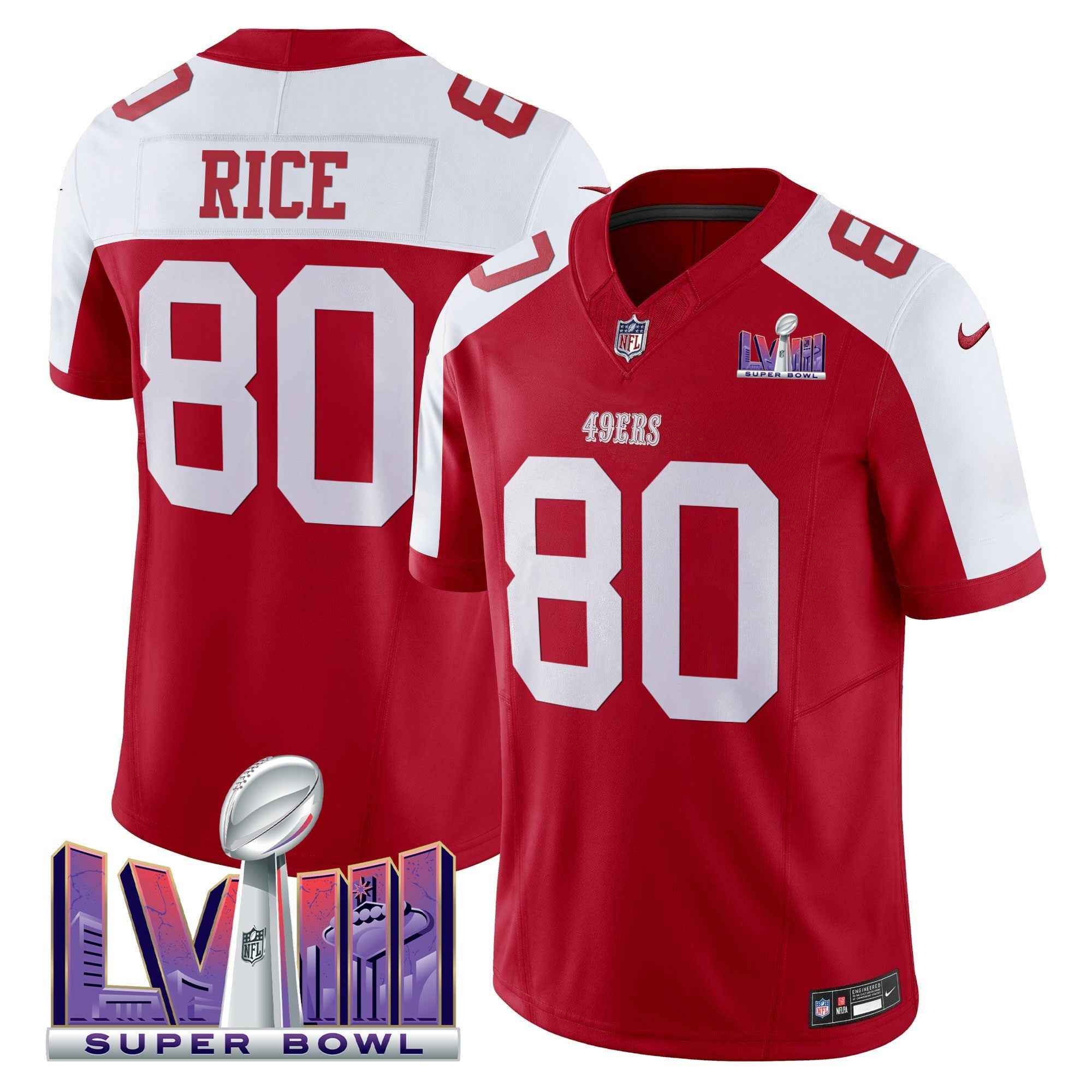 Camisa NFL Men’s Super Bowl LVIII Patch Vapor Limited Jersey