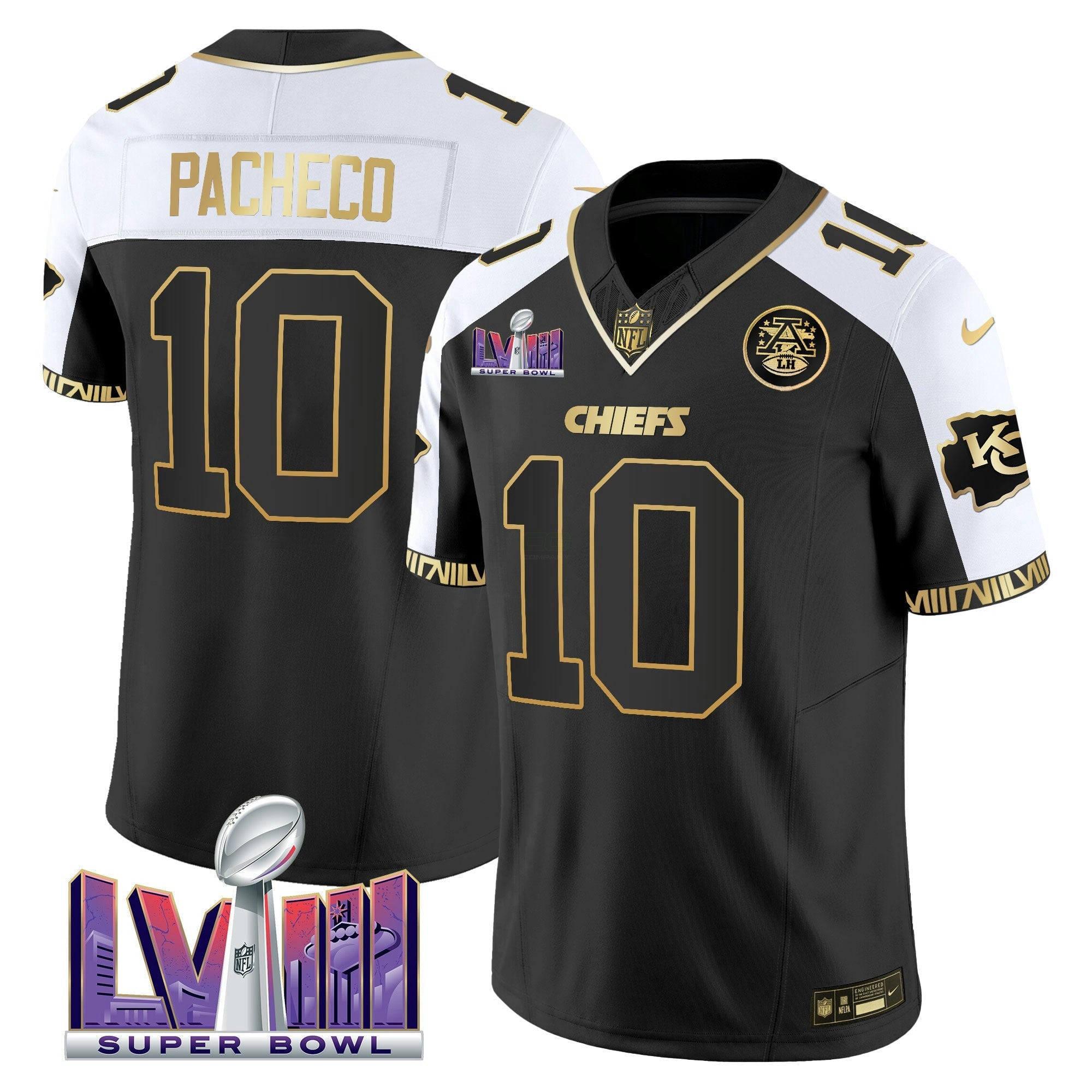 Camisa NFL Men’s Super Bowl LVIII Pattern Vapor Jersey