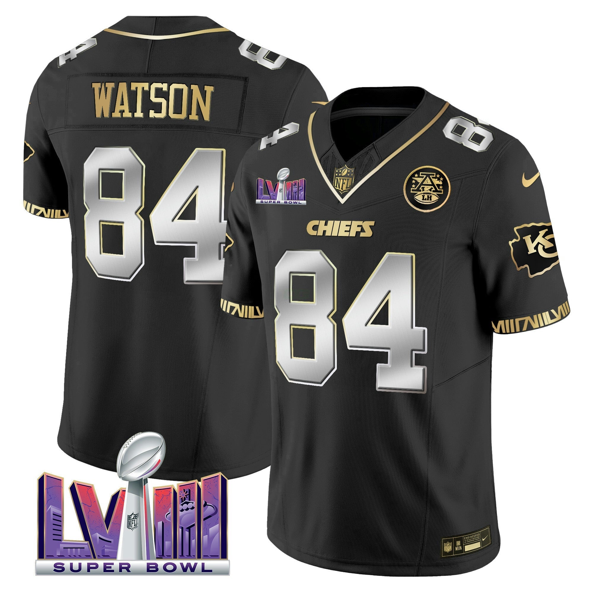 Camisa NFL Men’s Super Bowl LVIII Pattern Vapor Jersey V2