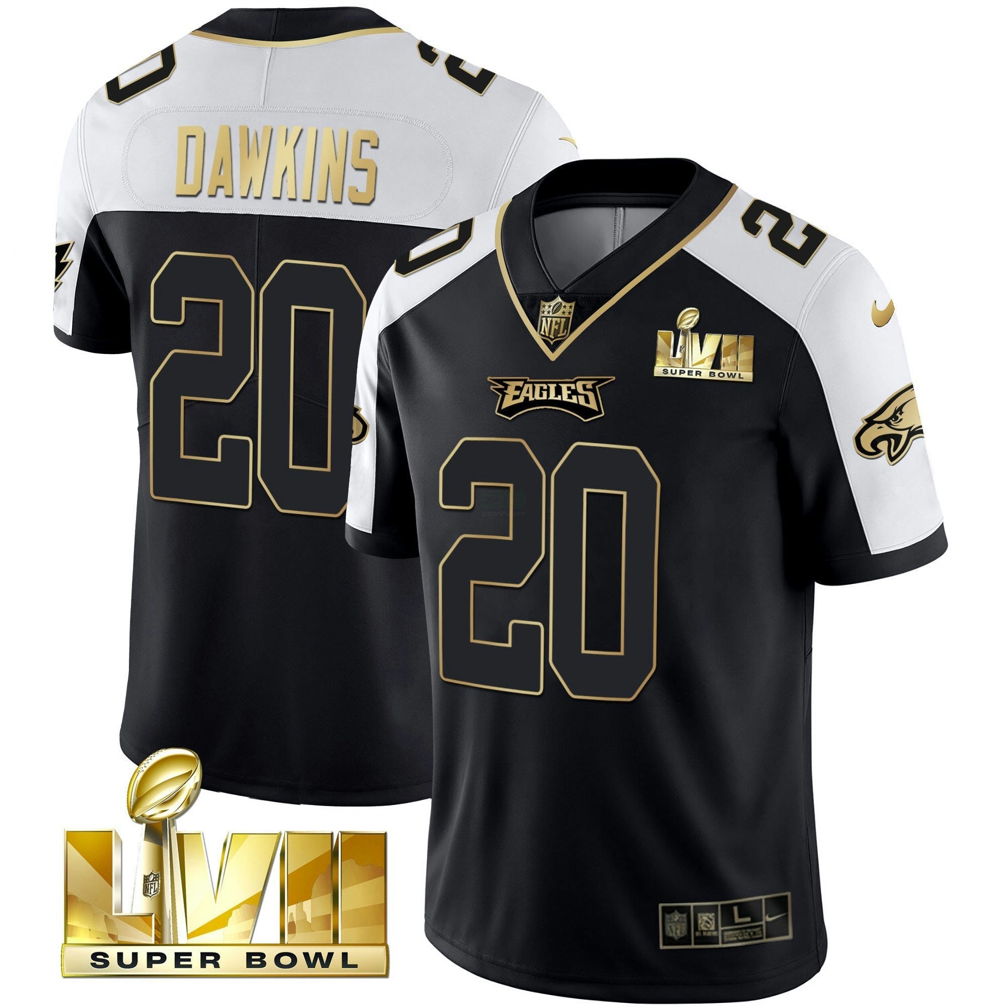 Camisa NFL Men’s Super Bowl Vapor Dourada Jersey
