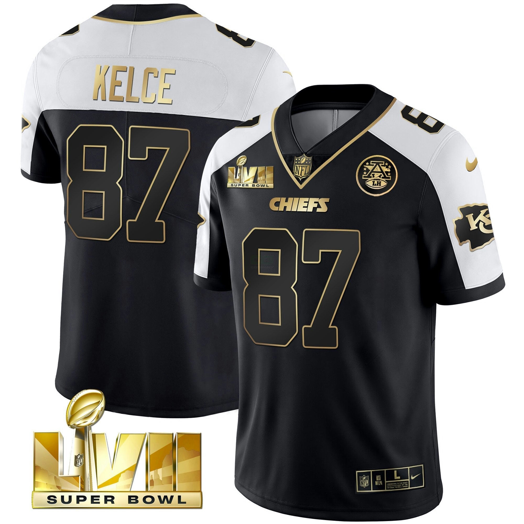 Camisa NFL Men’s Super Bowl Vapor Dourada Jersey V2
