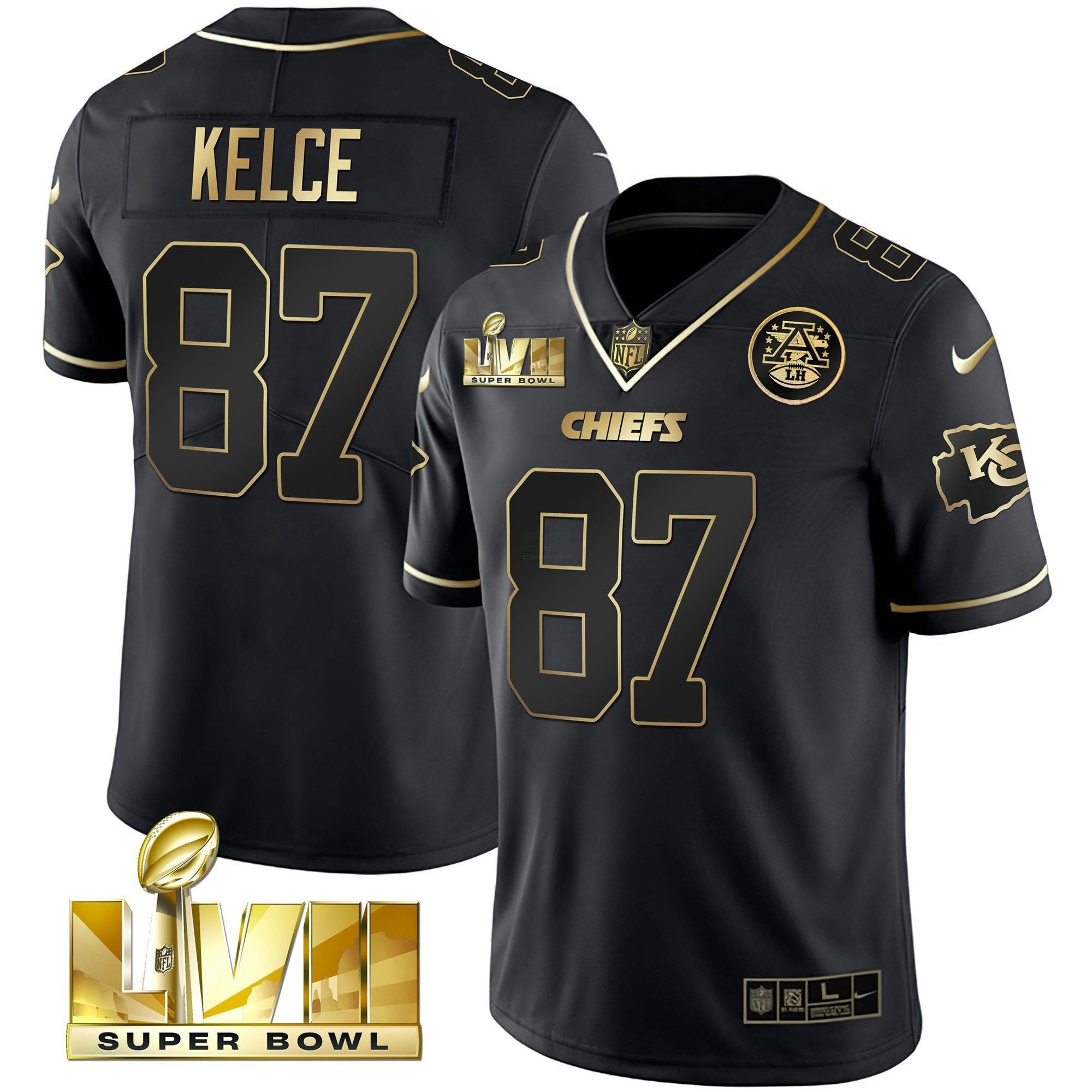 Camisa NFL Men’s Super Bowl Vapor Dourada Jersey V2