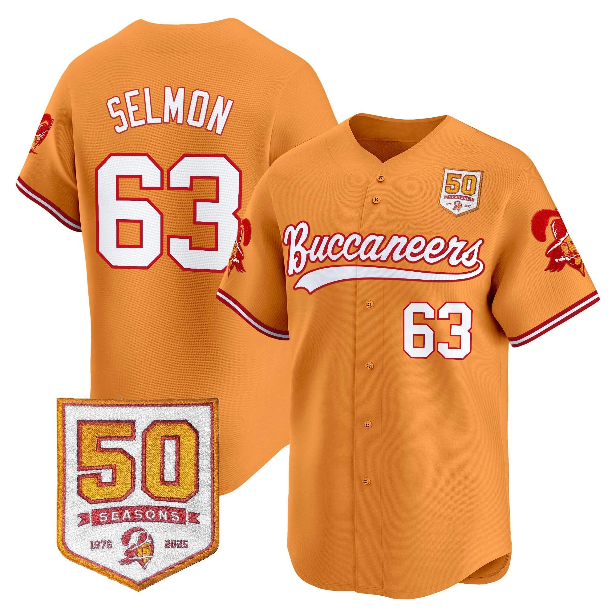 Camisa NFL Men’s Tampa Bay 50th Season Patch Vapor Jersey