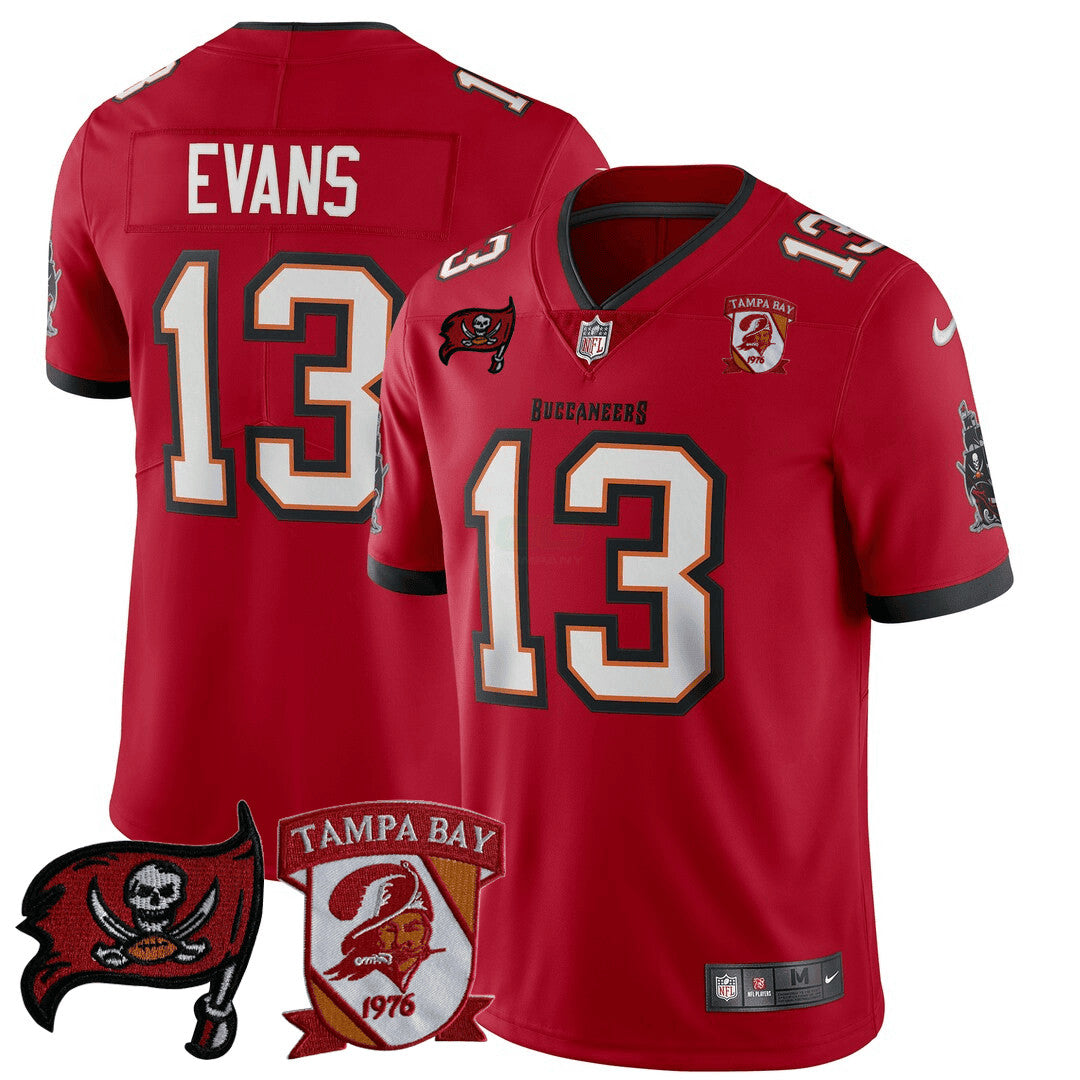 Camisa NFL Men’s Tampa Bay Logo Patch Jersey