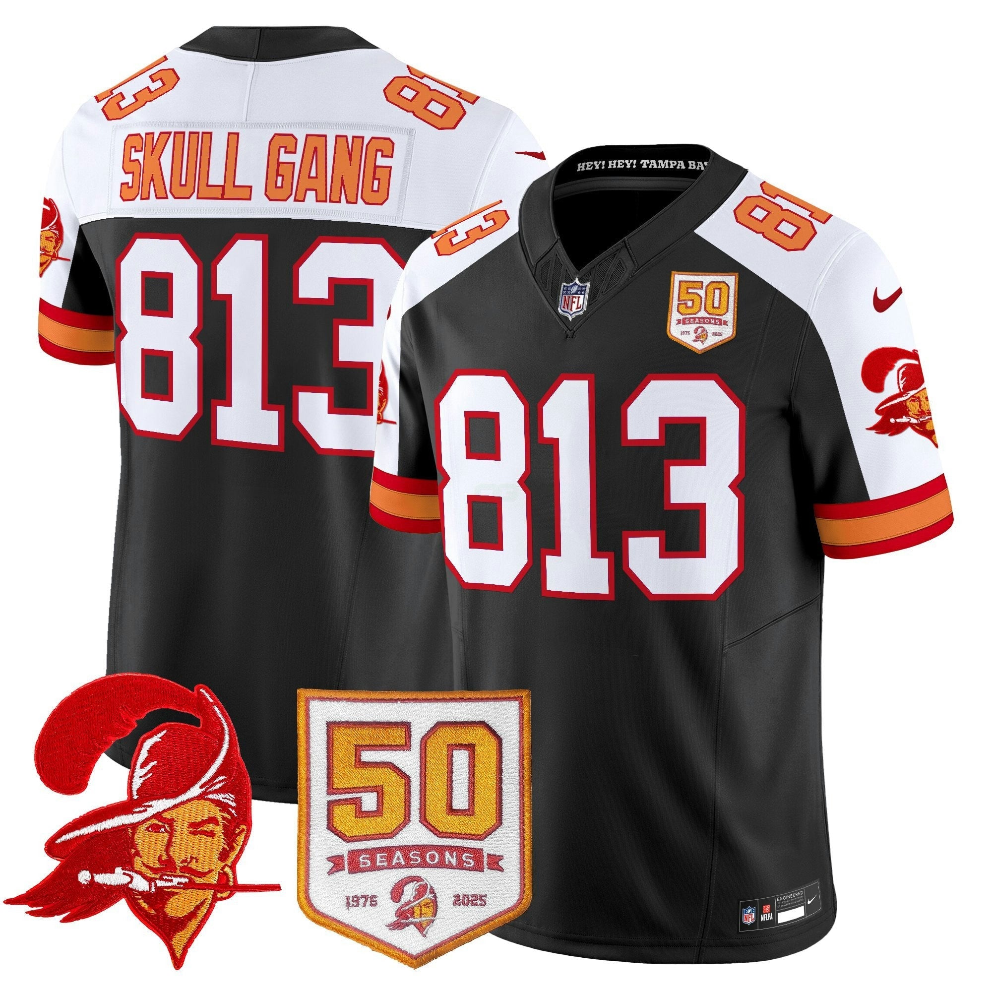 Camisa NFL Men’s Tampa Bay Throwback 50th Season Patch Vapor Limited Jersey