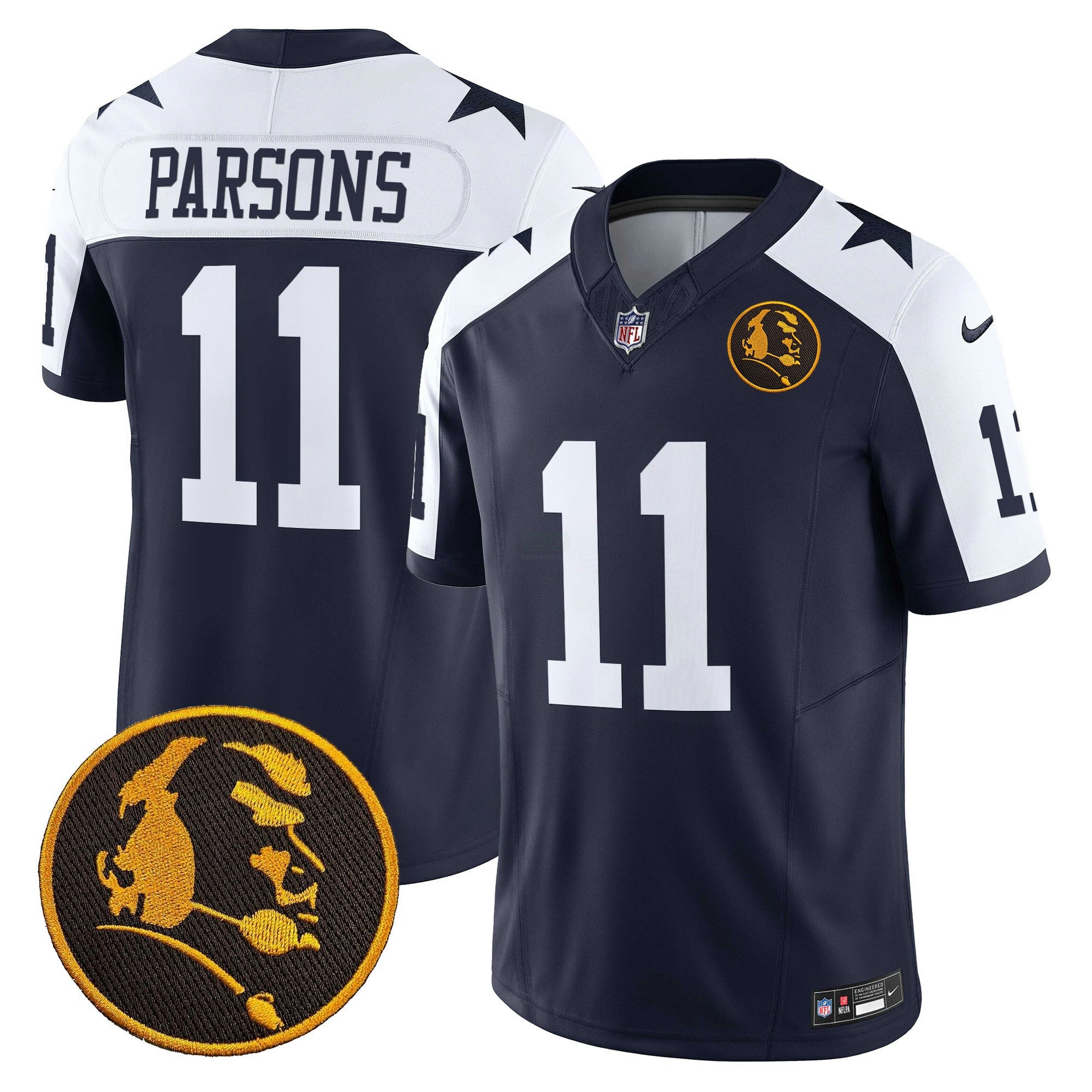 Camisa NFL Men’s Texas & John Madden Patch Vapor Limited Jersey V2