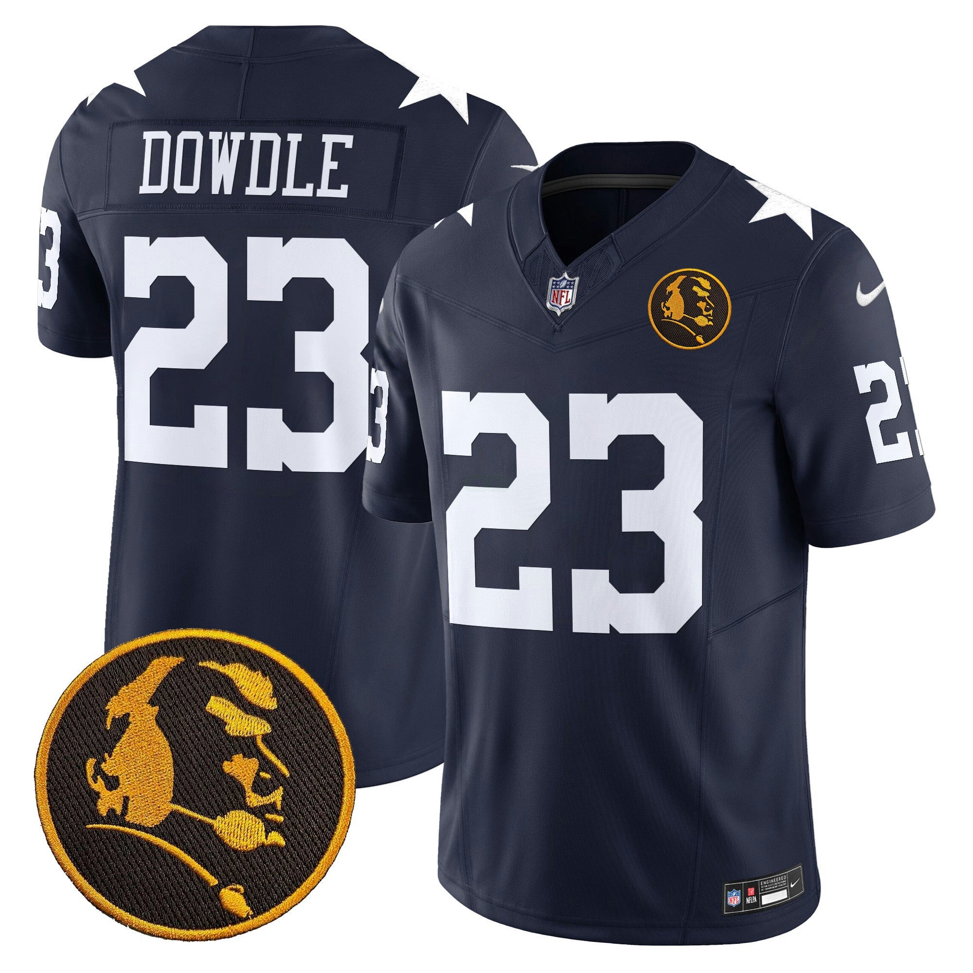 Camisa NFL Men’s Texas & John Madden Patch Vapor Limited Jersey V2
