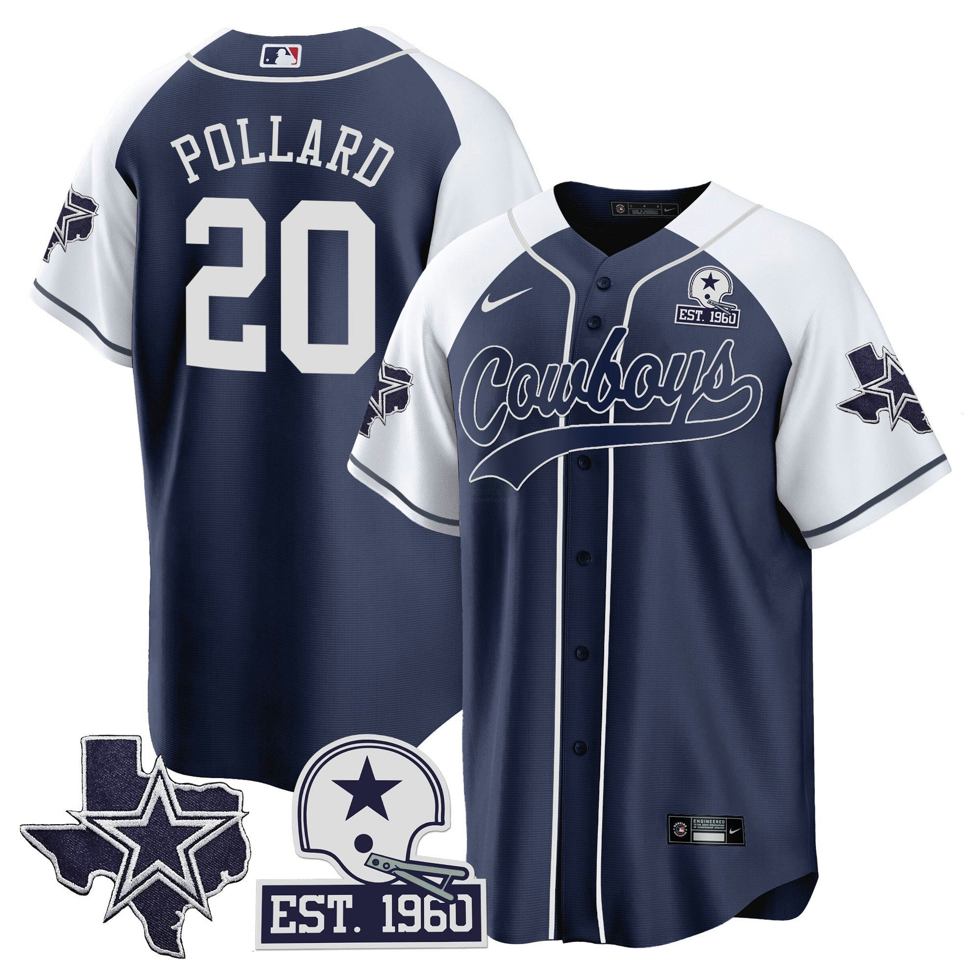 Camisa NFL Men’s Texas Patch Jersey