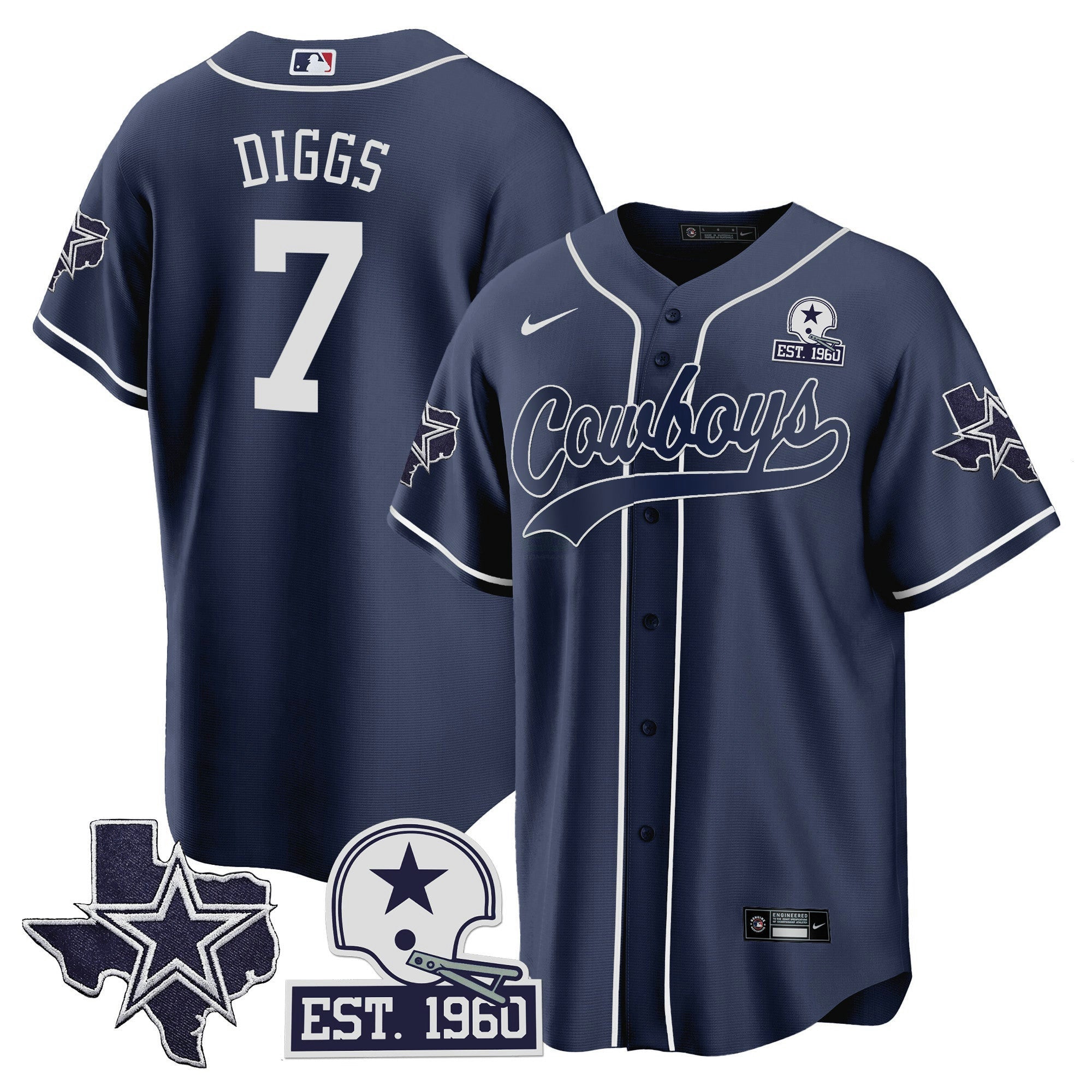 Camisa NFL Men’s Texas Patch Jersey