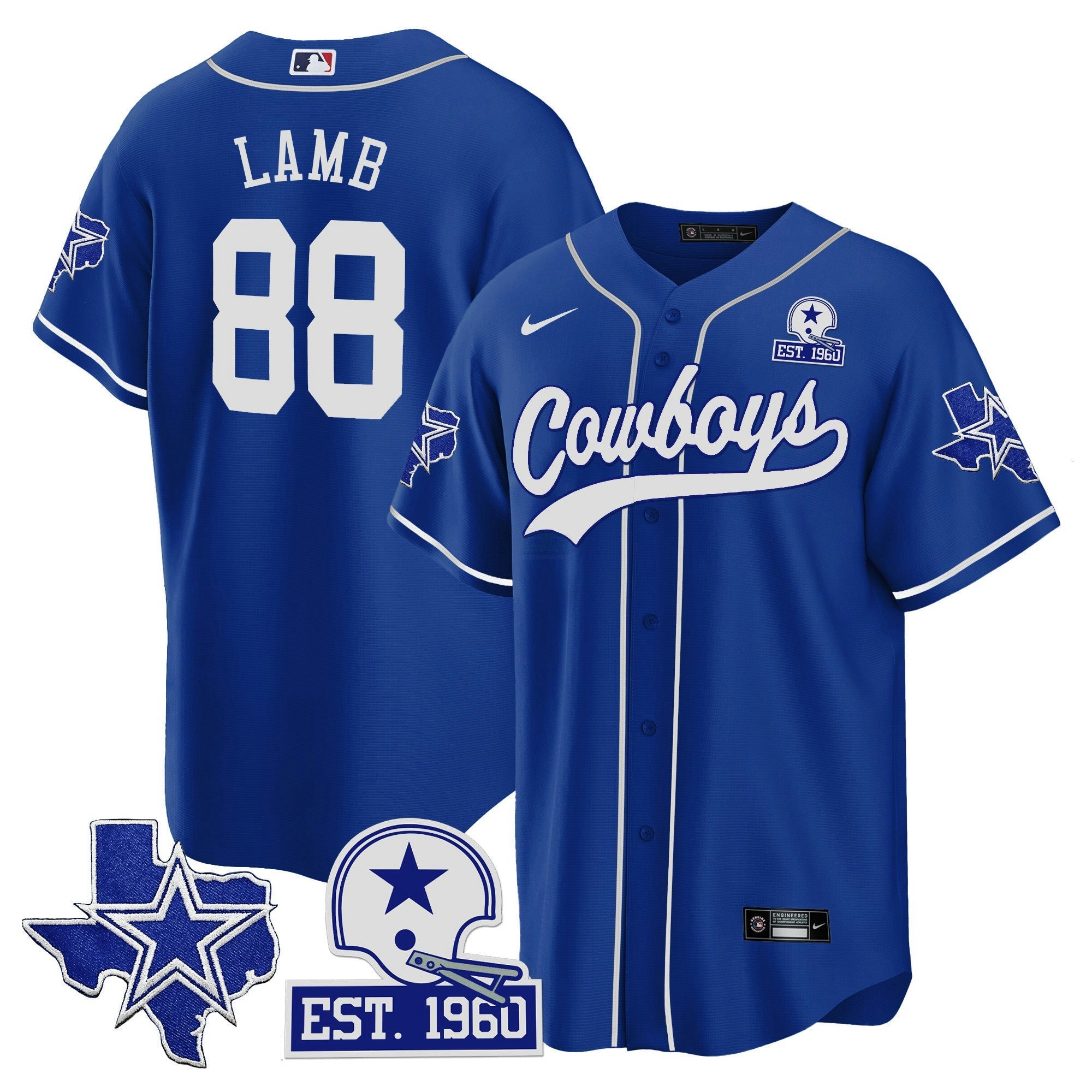 Camisa NFL Men’s Texas Patch Jersey