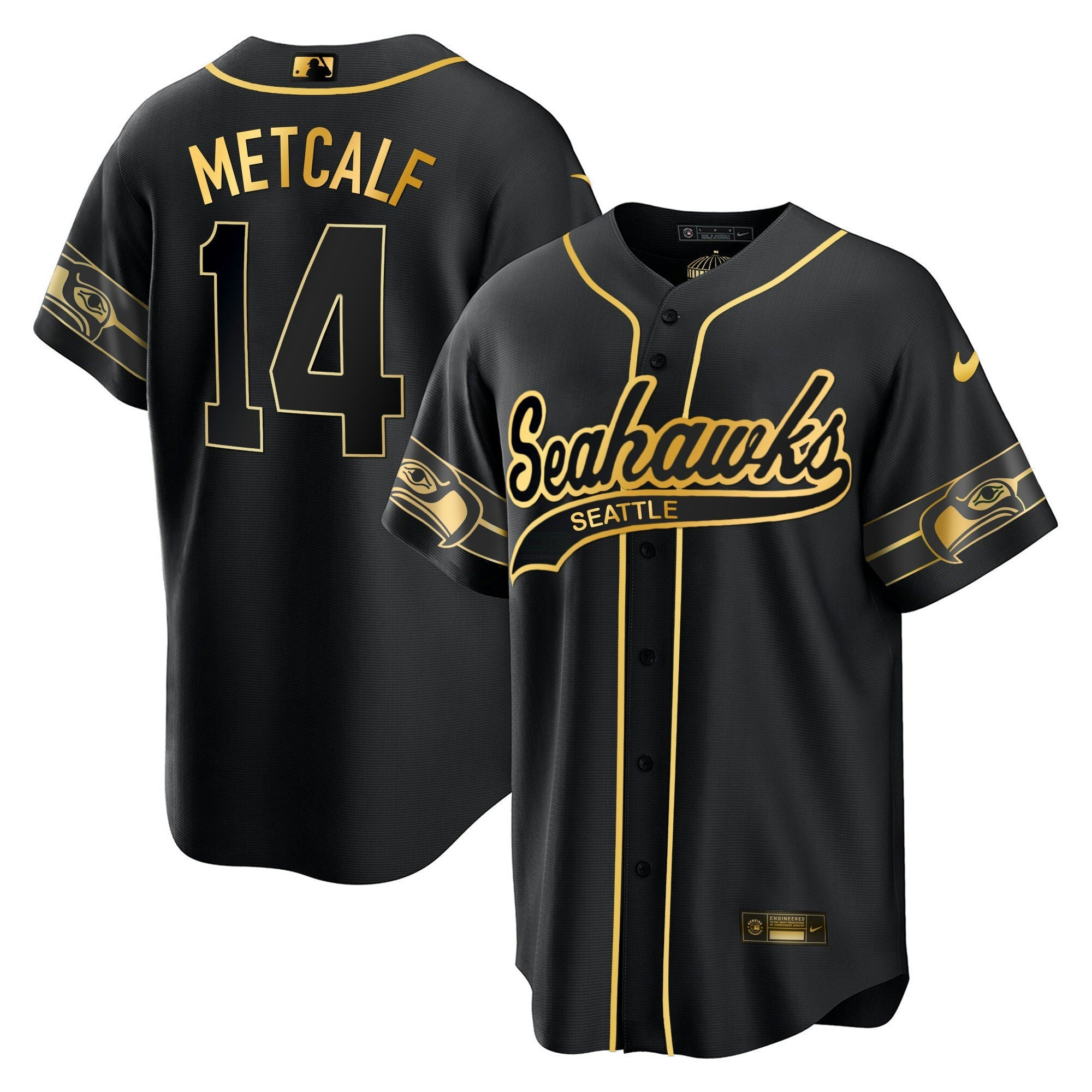 Camisa NFL Men’s Throwback & Dourada Cool Base Jersey