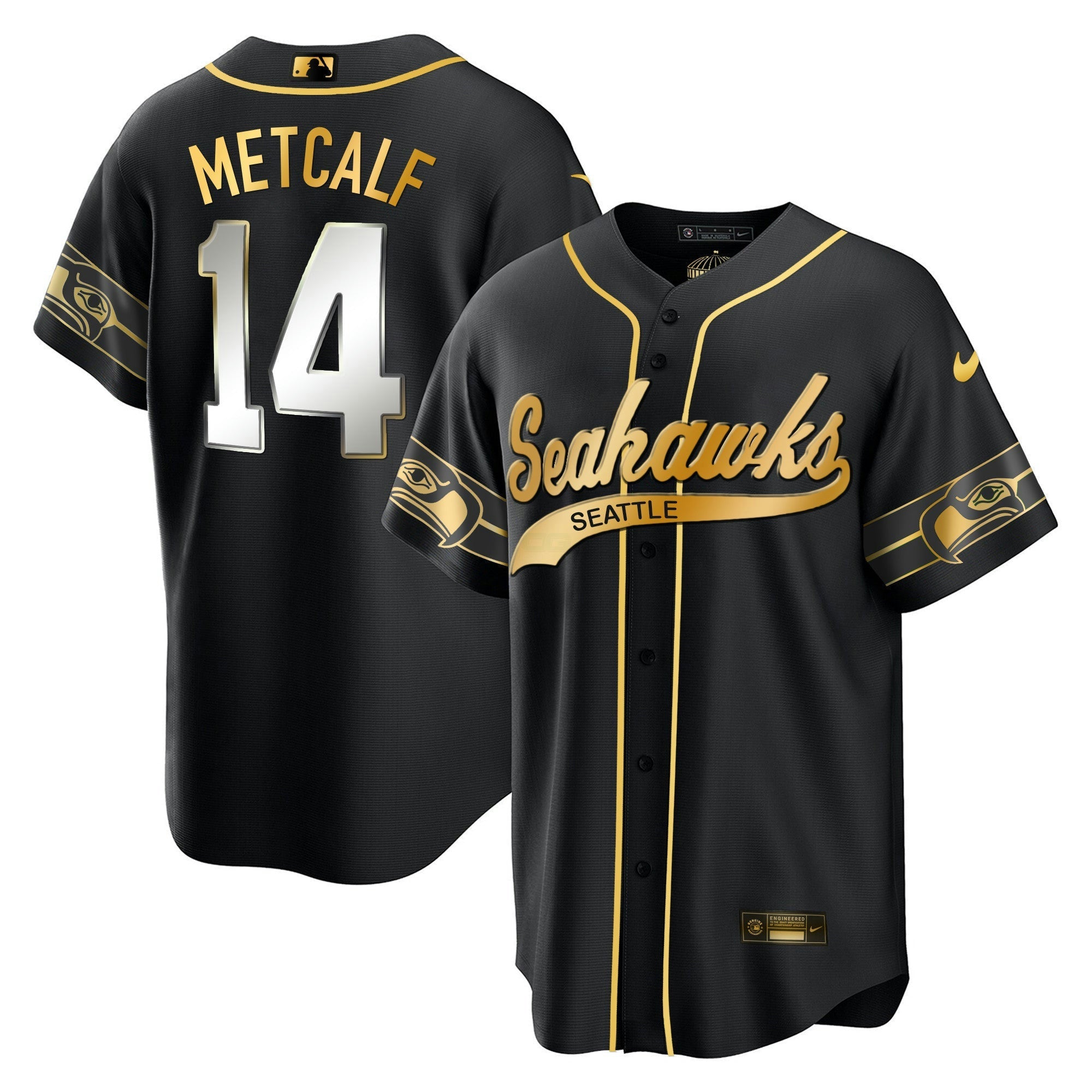 Camisa NFL Men’s Throwback & Dourada Cool Base Jersey V2