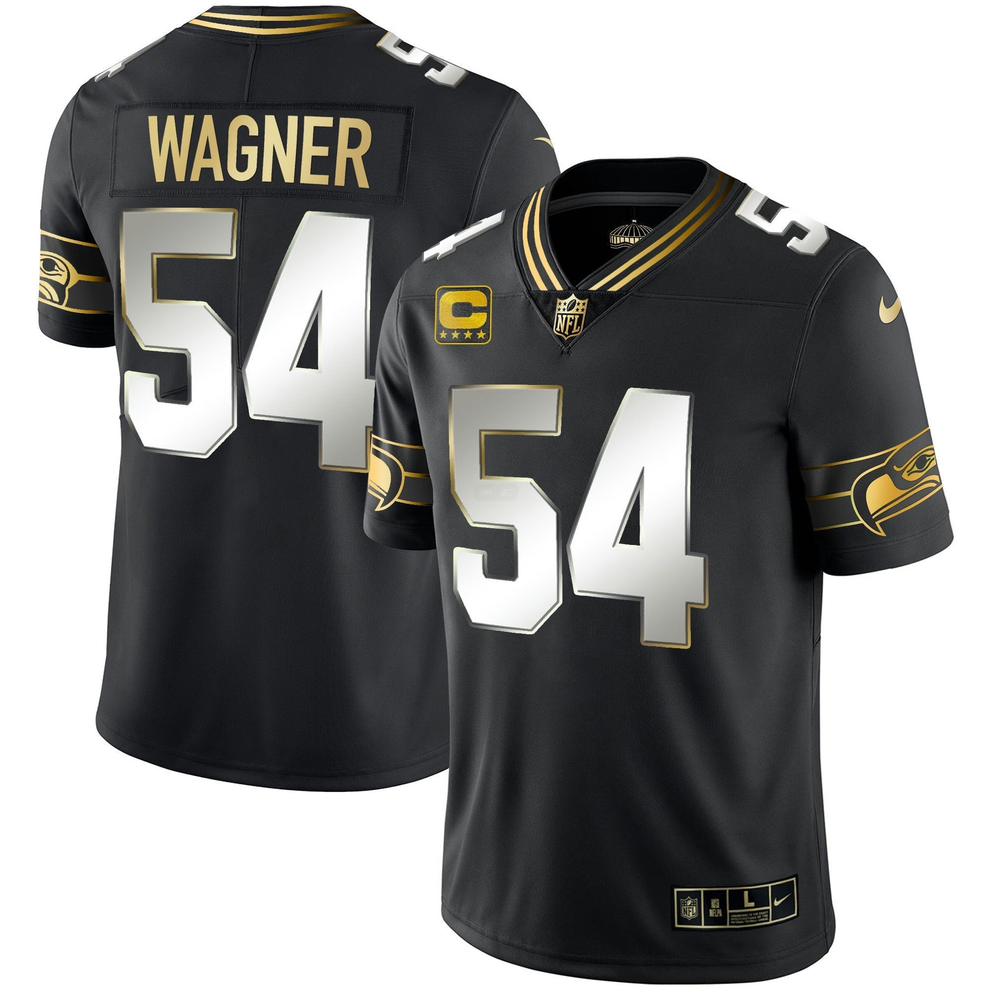 Camisa NFL Men’s Throwback & Dourada Jersey V2