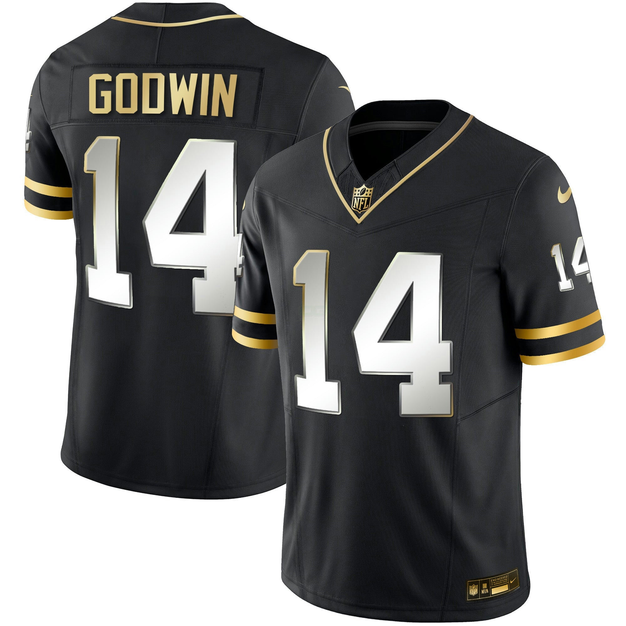 Camisa NFL Men’s Throwback & Dourada Limited Jersey