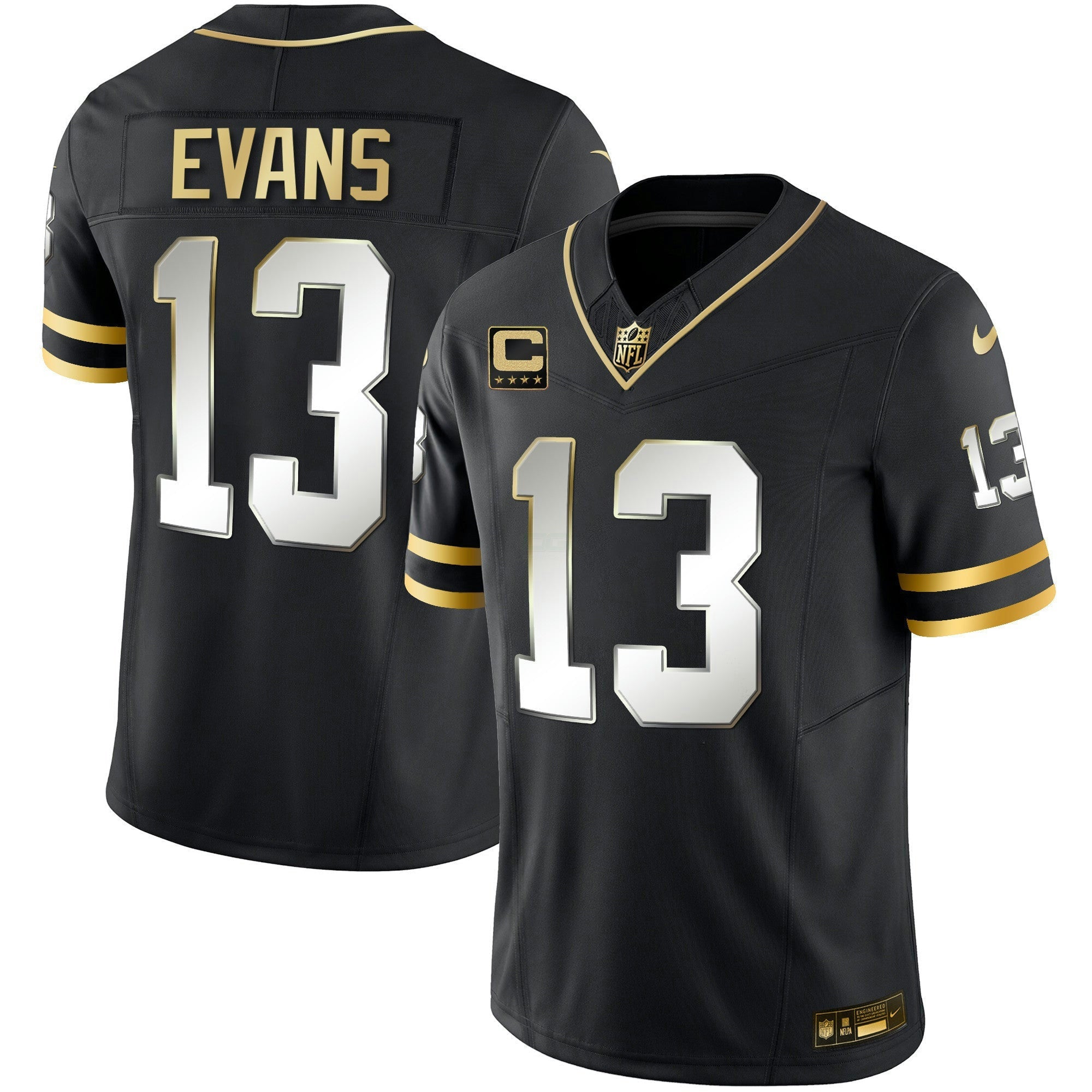Camisa NFL Men’s Throwback & Dourada Limited Jersey