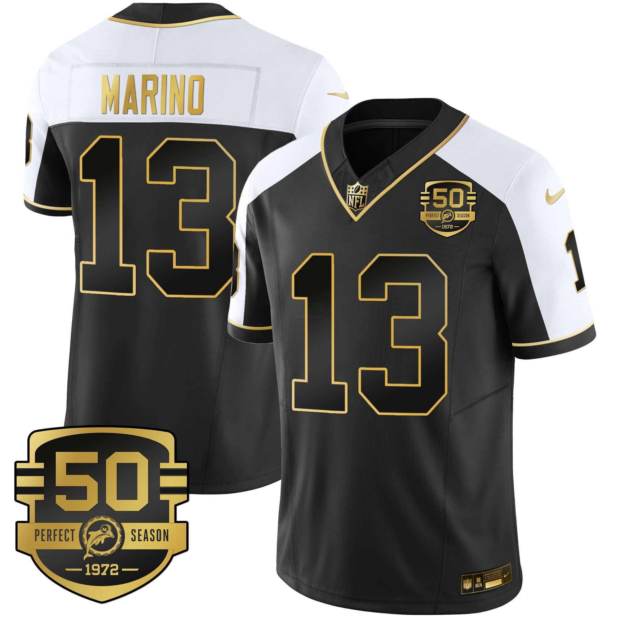 Camisa NFL Men’s Throwback Dourada Vapor Jersey