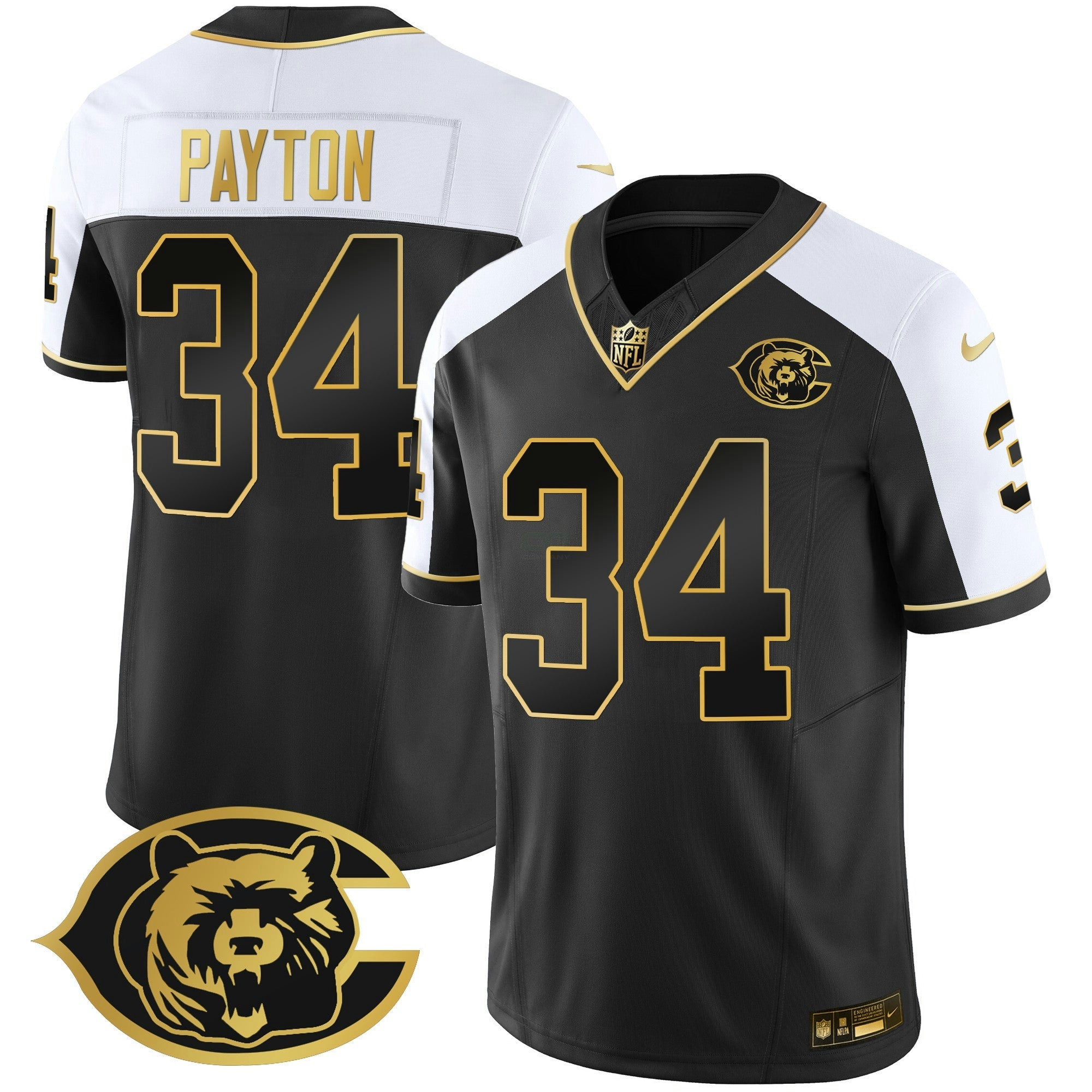 Camisa NFL Men’s Throwback Dourada Vapor Jersey