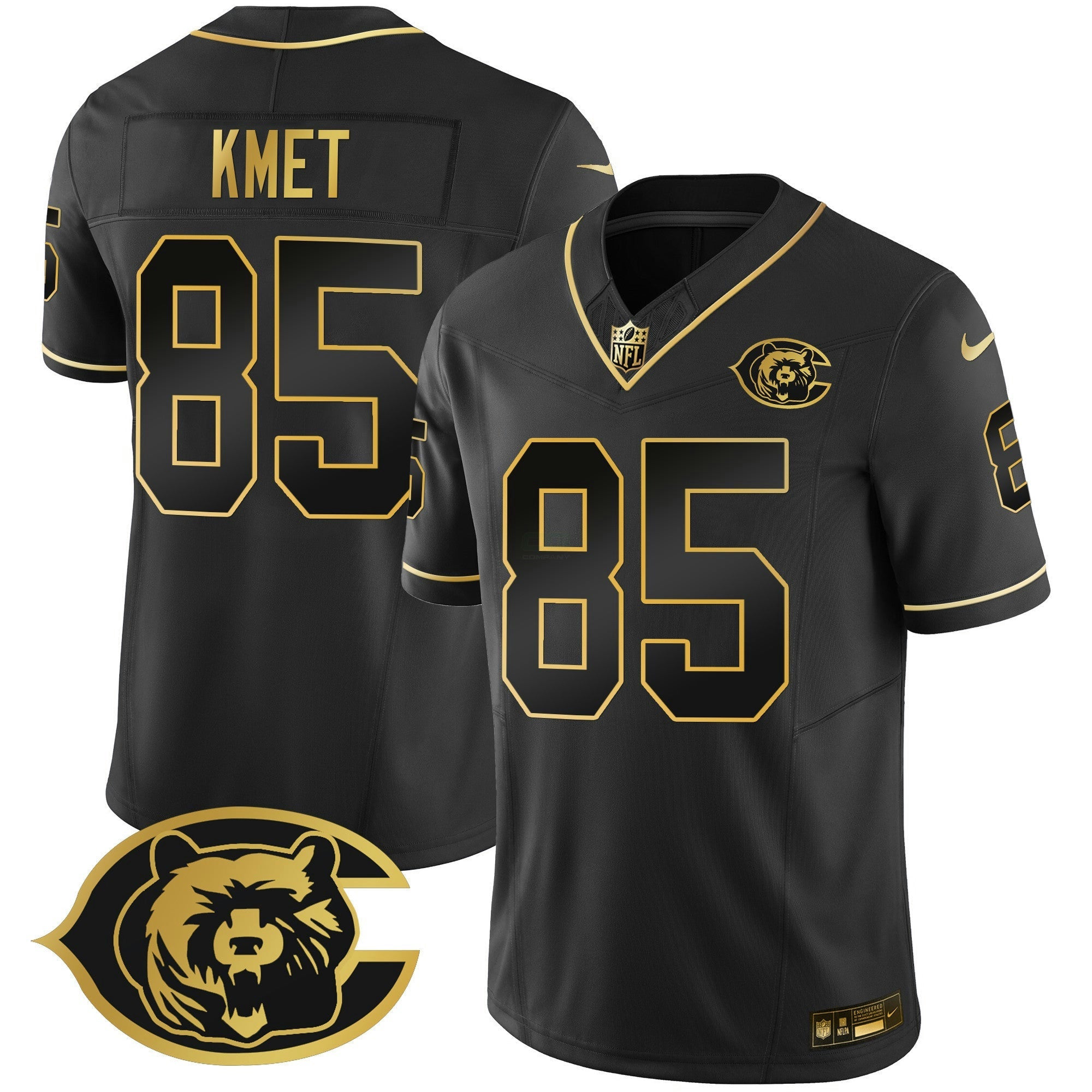 Camisa NFL Men’s Throwback Dourada Vapor Jersey