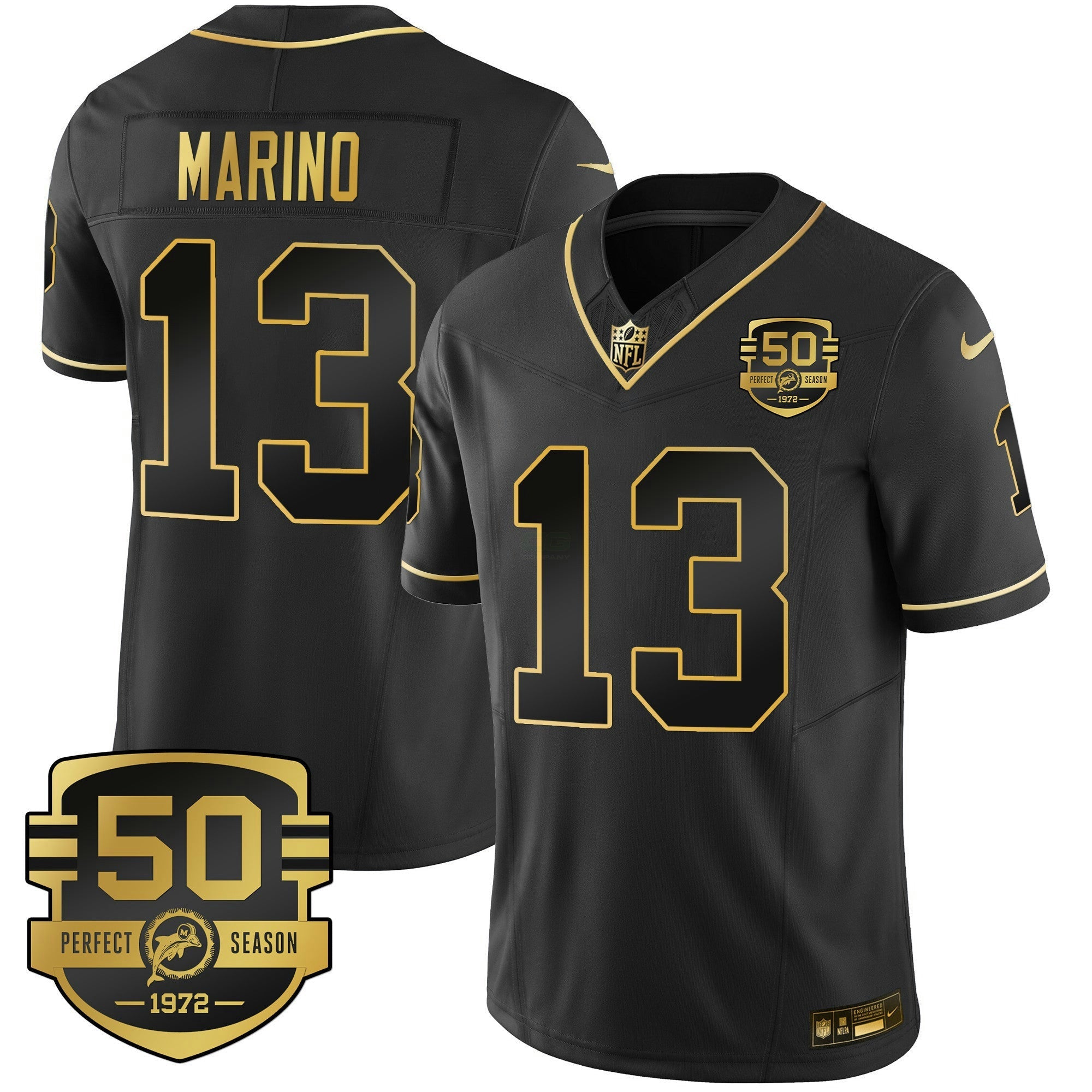 Camisa NFL Men’s Throwback Dourada Vapor Jersey
