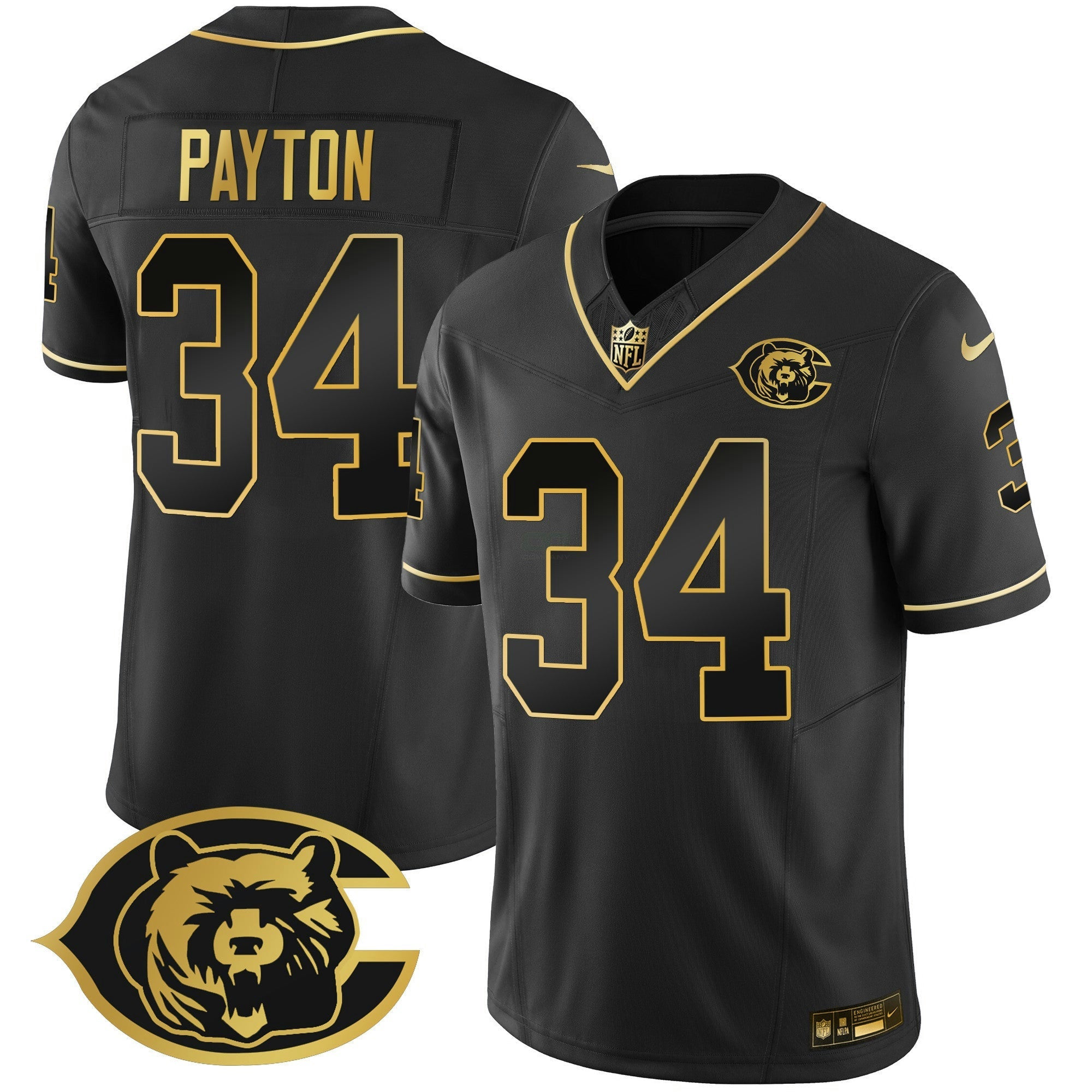 Camisa NFL Men’s Throwback Dourada Vapor Jersey