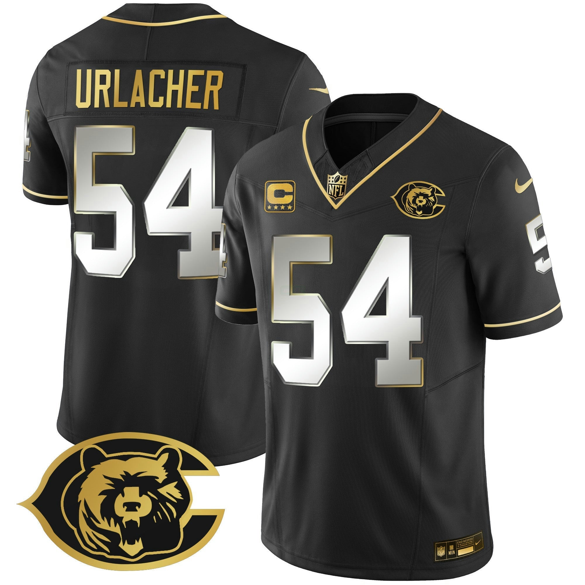 Camisa NFL Men’s Throwback Dourada Vapor Jersey