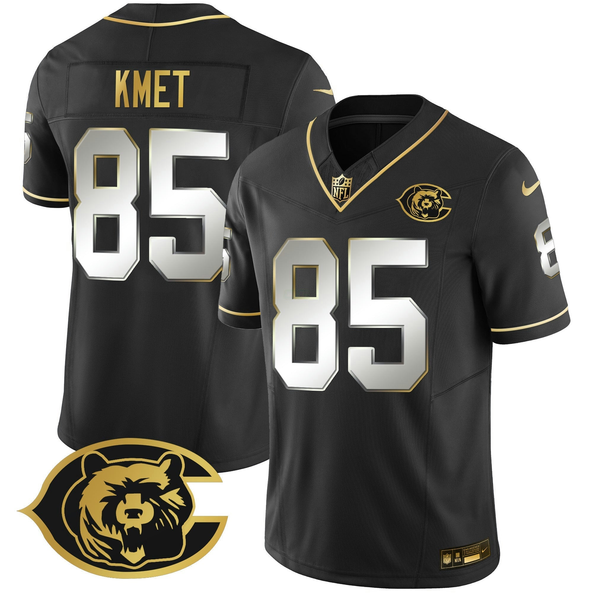 Camisa NFL Men’s Throwback Dourada Vapor Jersey