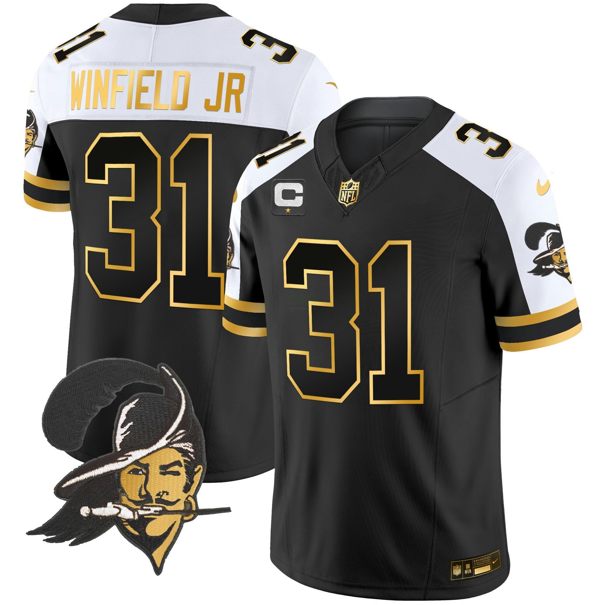 Camisa NFL Men’s Throwback Dourada Vapor Limited Jersey