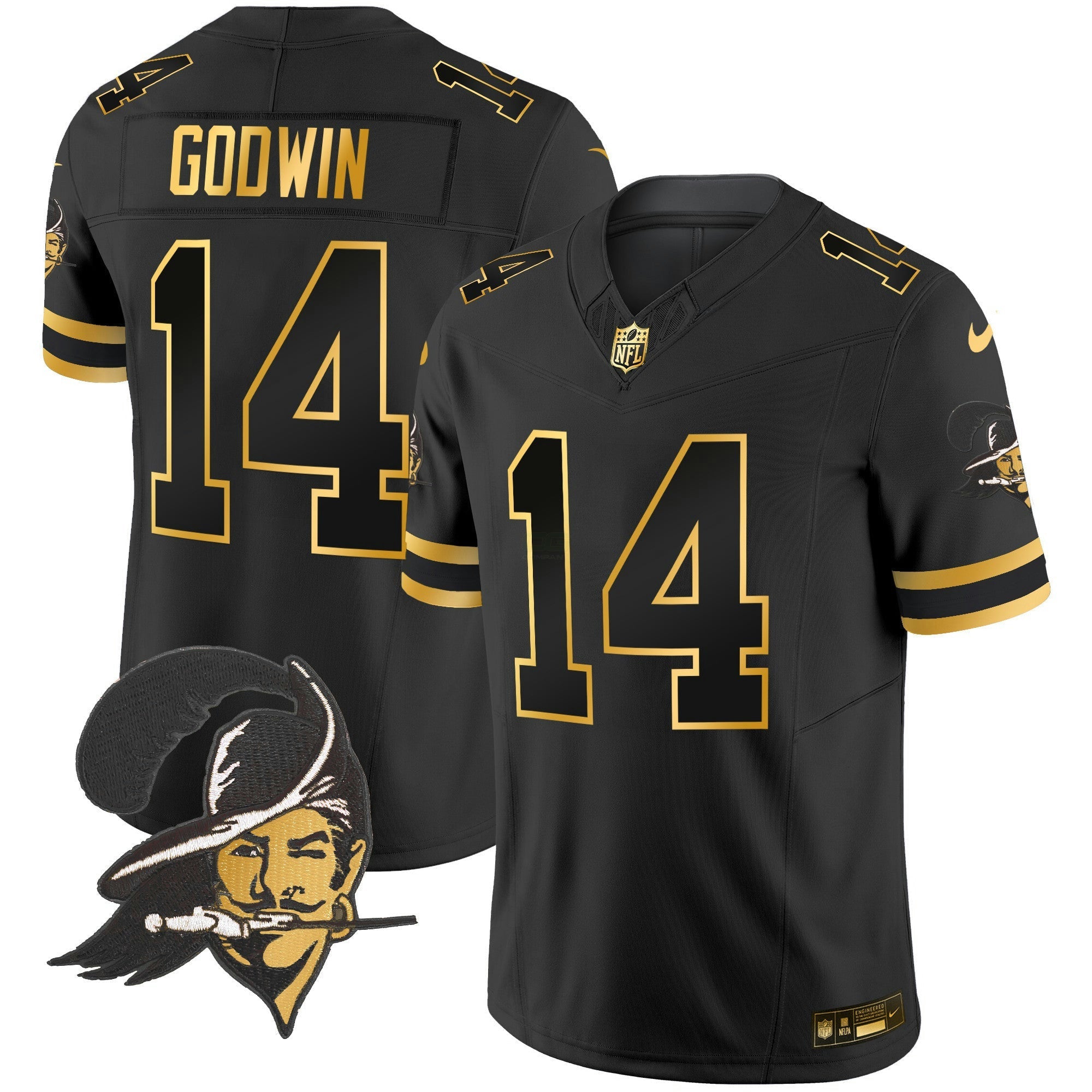 Camisa NFL Men’s Throwback Dourada Vapor Limited Jersey