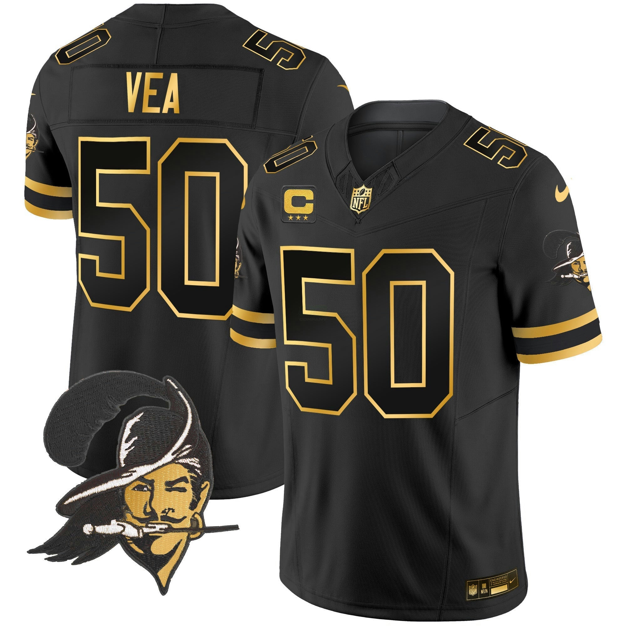 Camisa NFL Men’s Throwback Dourada Vapor Limited Jersey