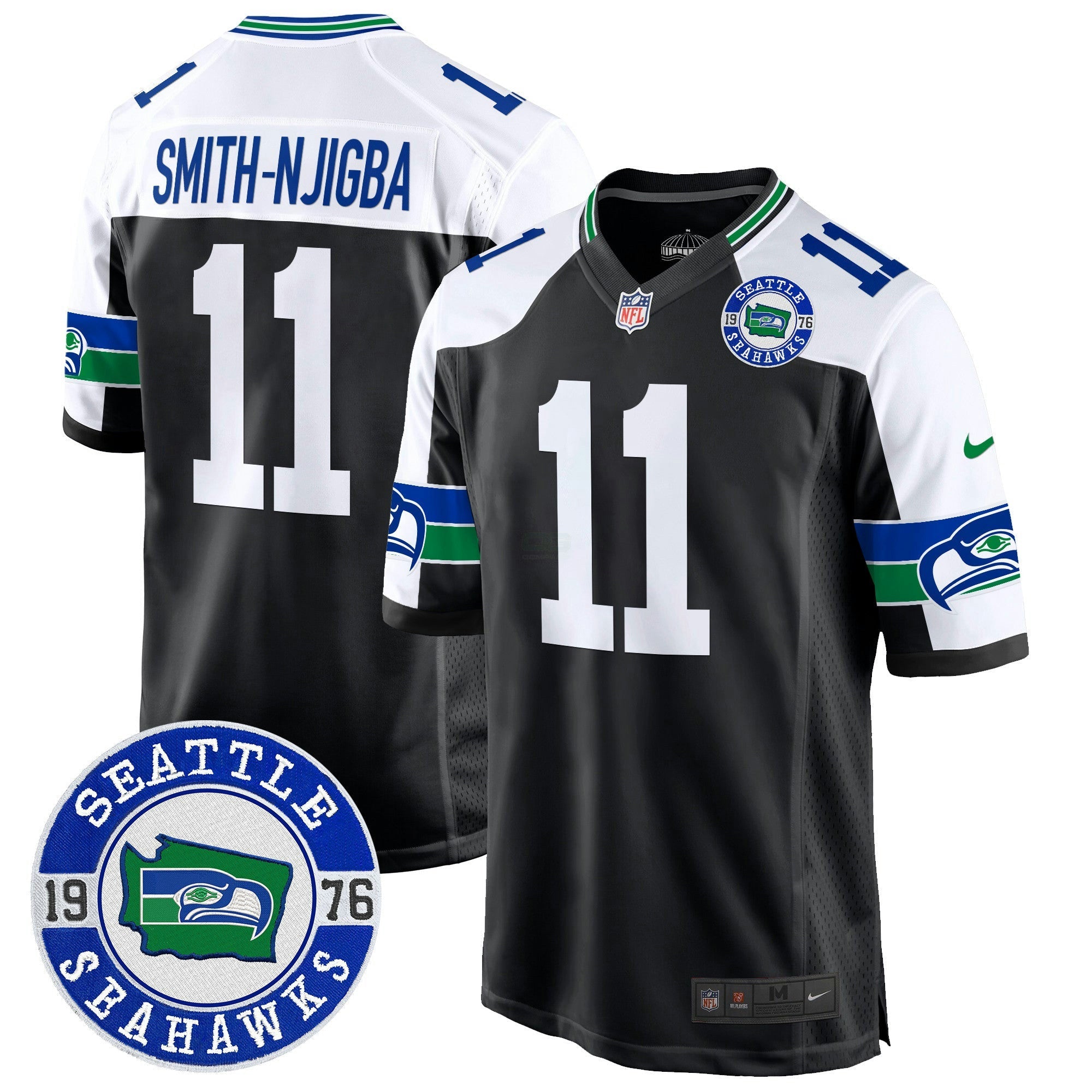 Camisa NFL Men’s Throwback Est. 1976 Patch Game Jersey