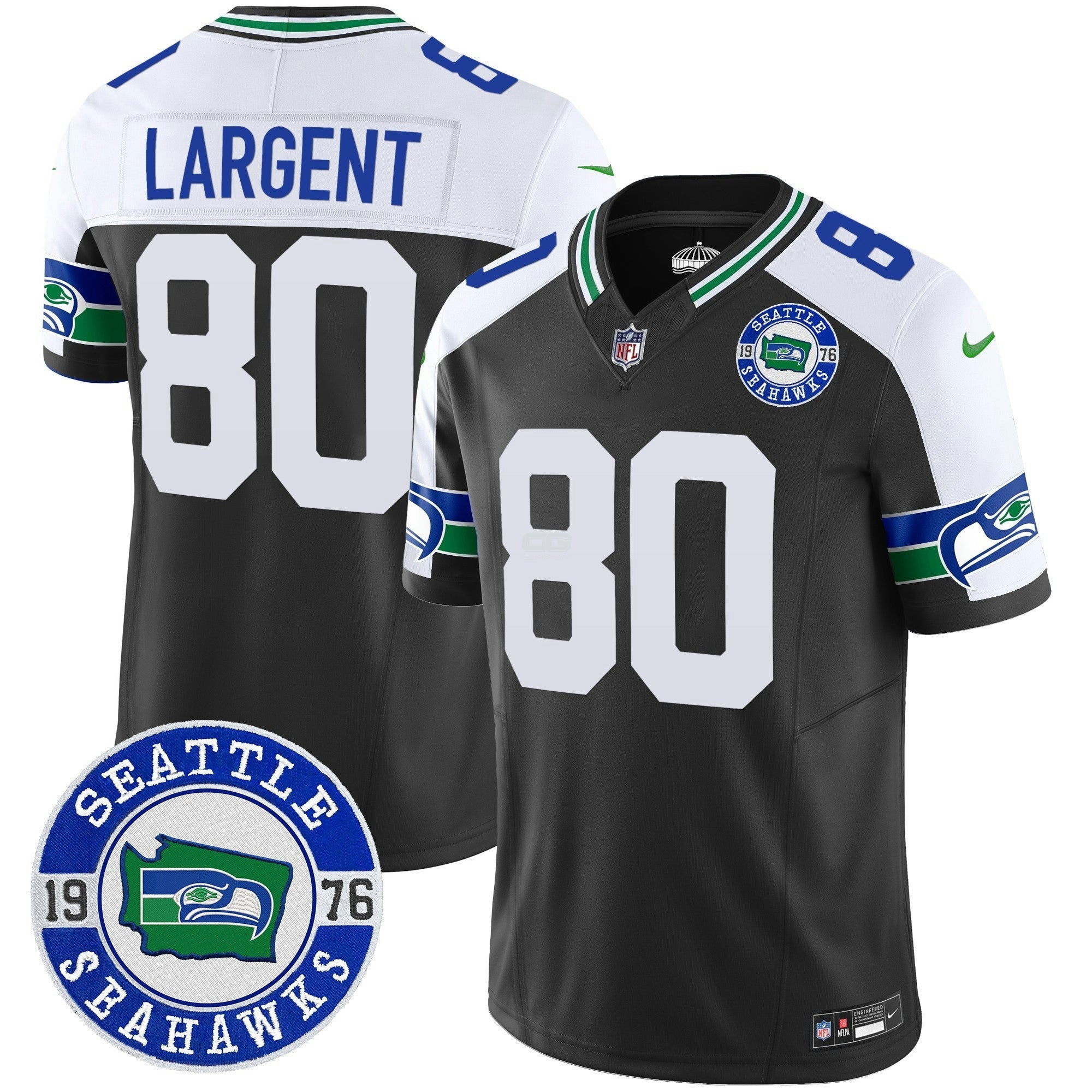 Camisa NFL Men’s Throwback Est. 1976 Patch Vapor Limited Jersey