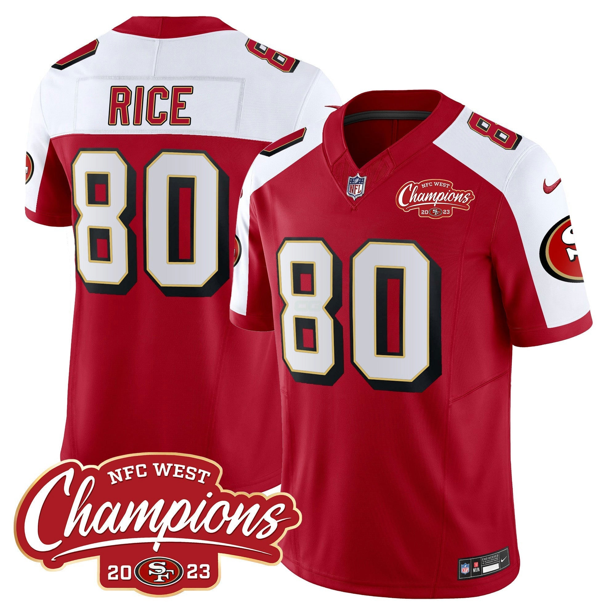 Camisa NFL Men’s Throwback NFC West Champions Patch Vapor Jersey