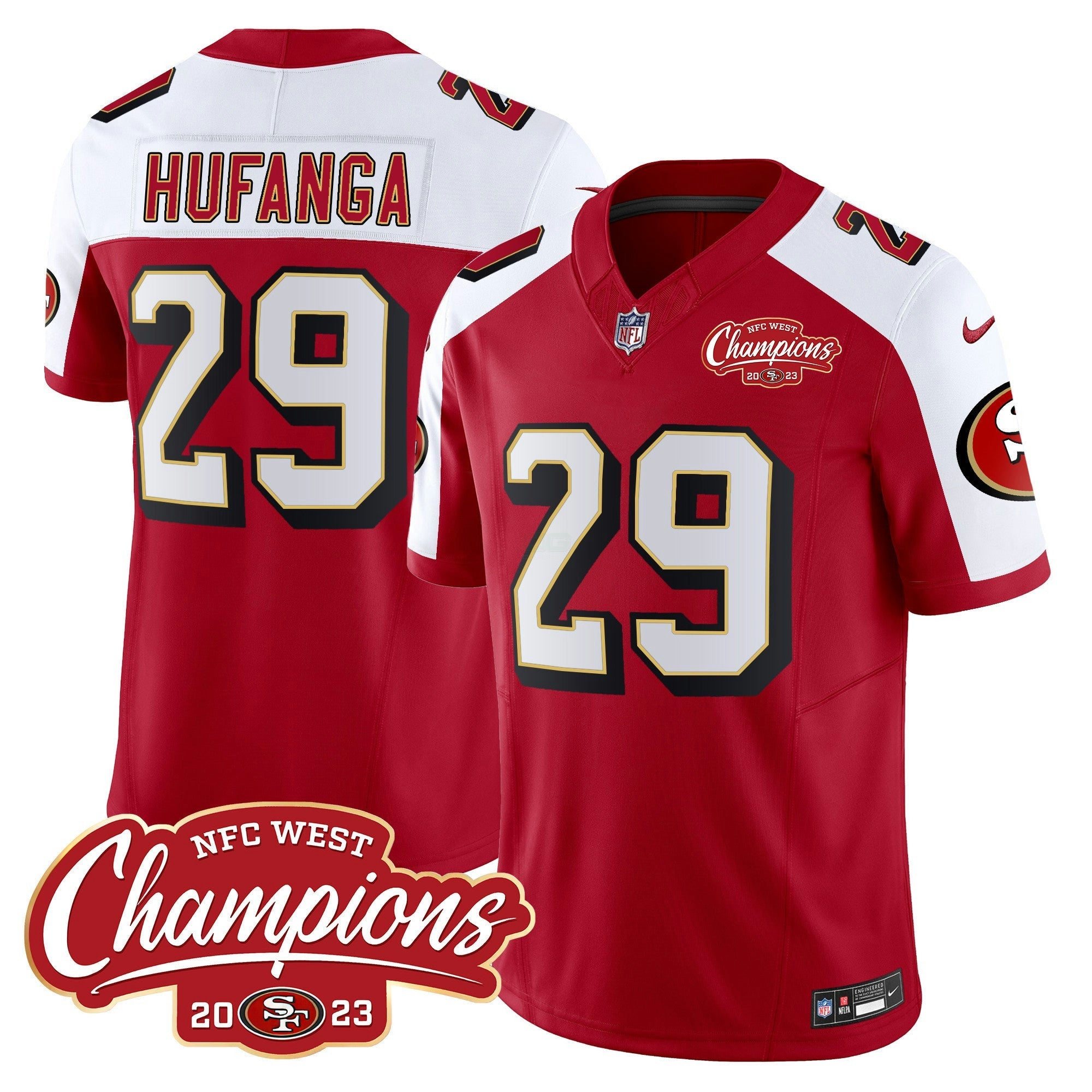 Camisa NFL Men’s Throwback NFC West Champions Patch Vapor Jersey