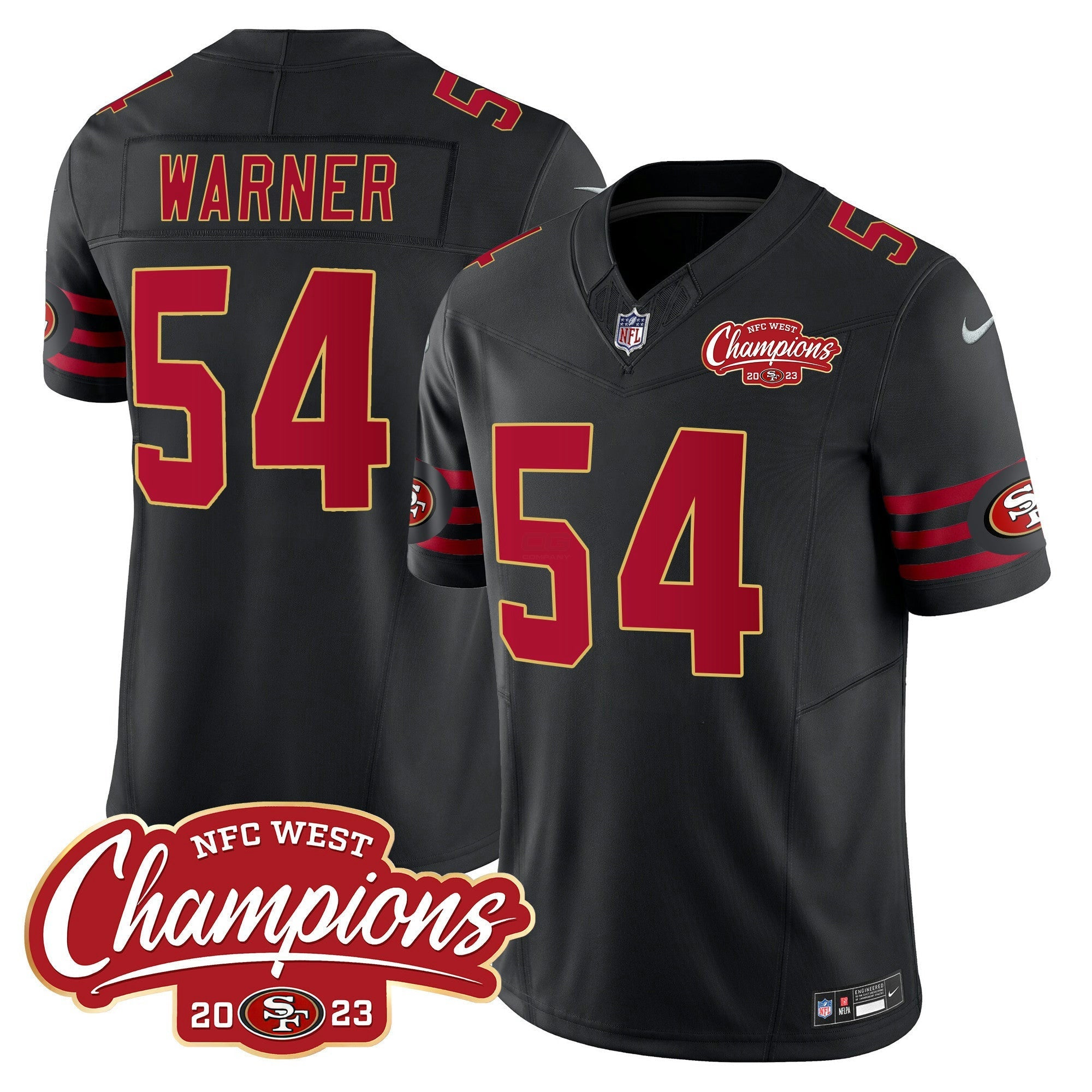 Camisa NFL Men’s Throwback NFC West Champions Patch Vapor Jersey