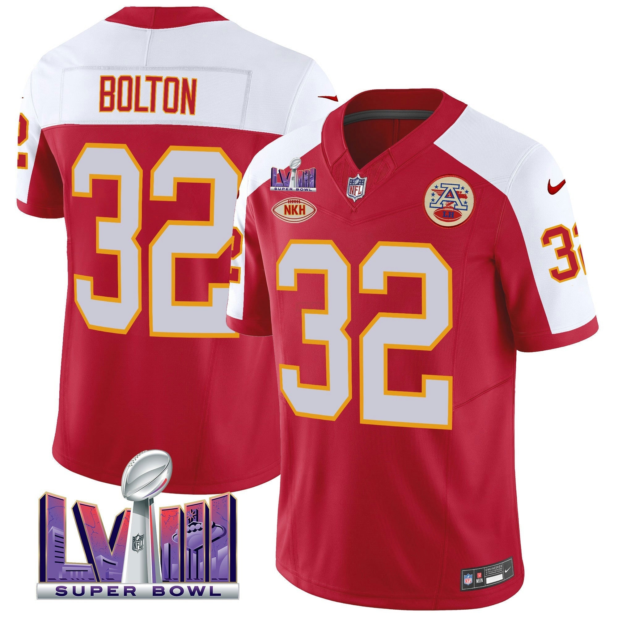 Camisa NFL Men’s Throwback Super Bowl LVIII Vapor Jersey