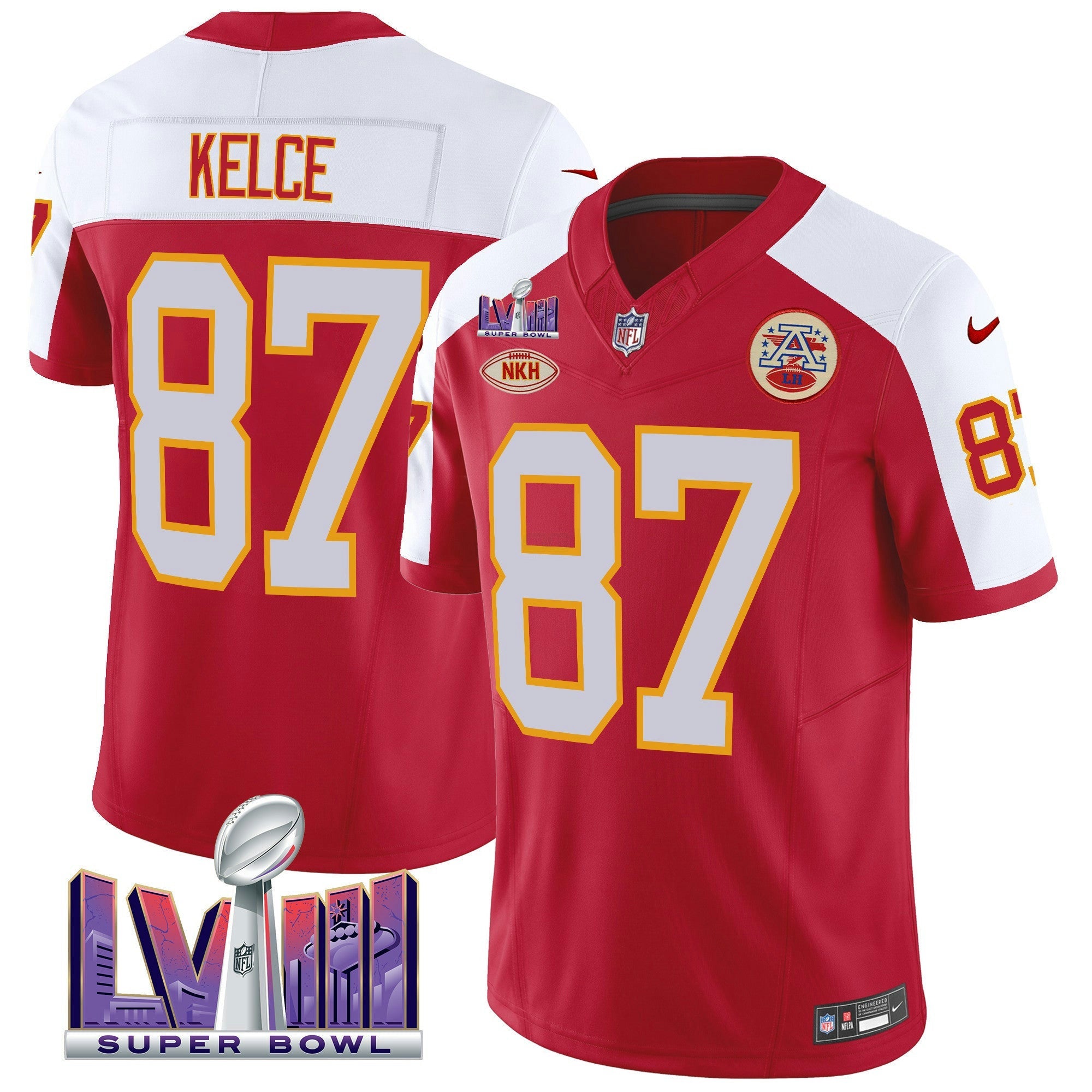 Camisa NFL Men’s Throwback Super Bowl LVIII Vapor Jersey