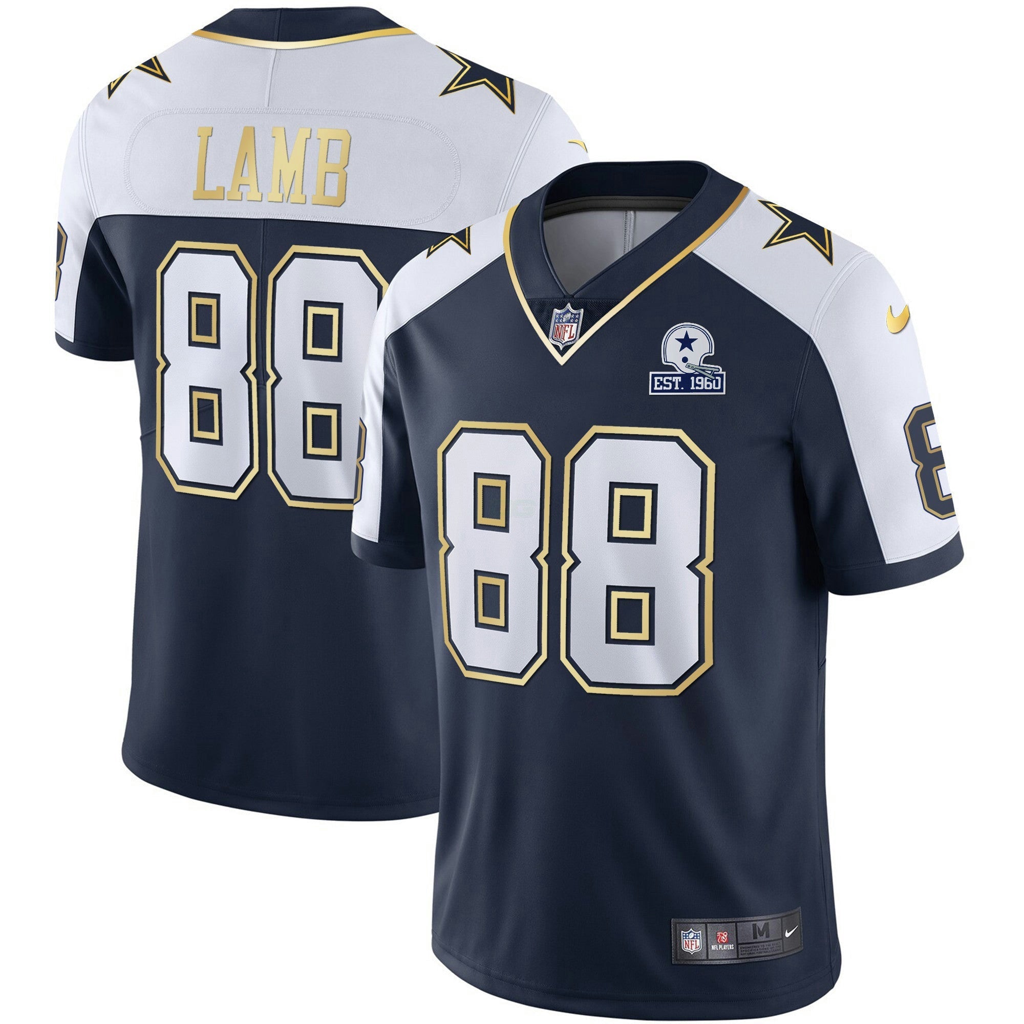 Camisa NFL Men’s Vapor Dourada Jersey